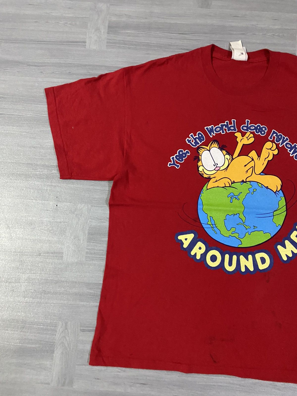 Vintage Vintage Garfield “Yes The World Does Revolve Around Me!” Size US XL / EU 56 / 4 - 6 Thumbnail