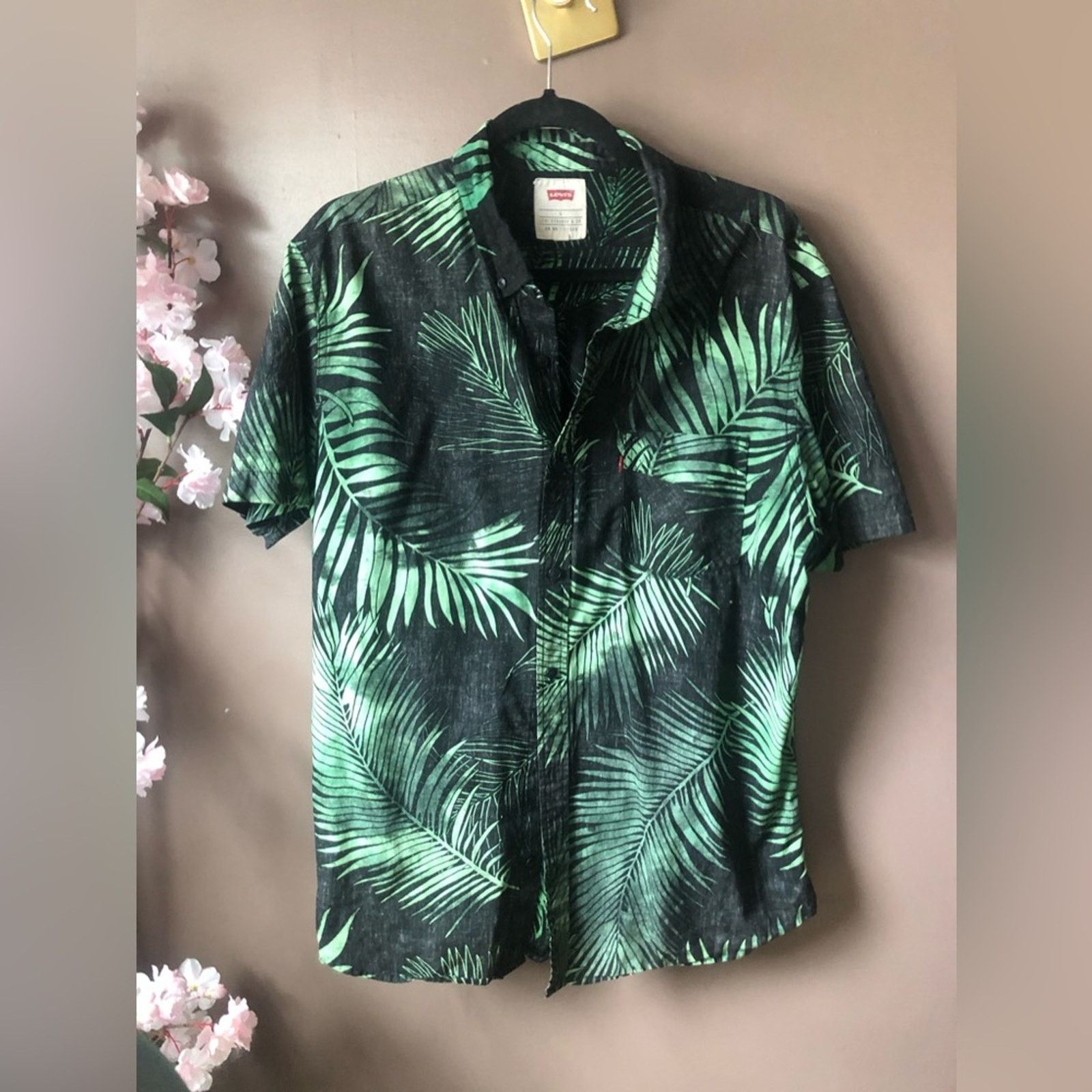 Levi's Levi’s palm button down shirt short sleeve Size US L / EU 52-54 / 3 - 6 Thumbnail