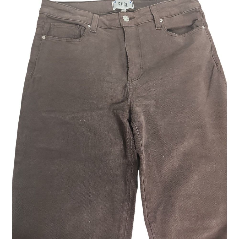 Paige Paige Genevieve Flare Jeans Womens 30 Chocolate Brown Size 30" / US 8 / IT 44 - 8 Thumbnail
