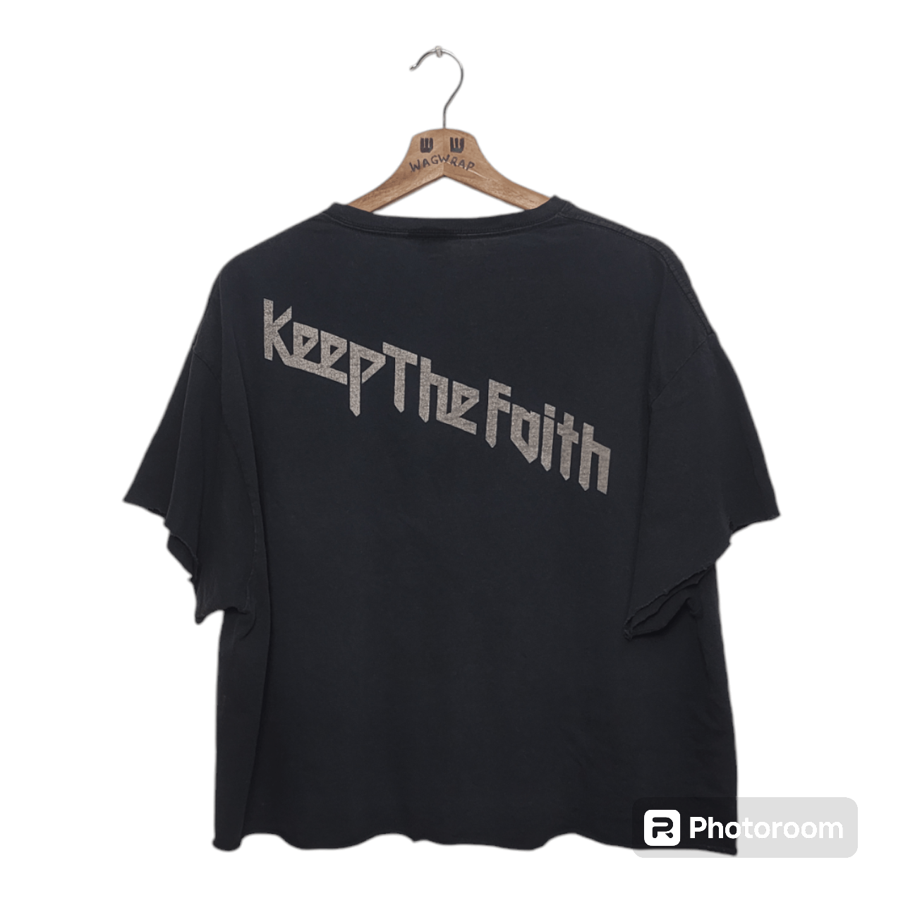 Band Tees × Delta × Judas Priest JUDAS PRIEST 2009 CUSTOM DISTRESSED CROP TOP Size US XL / EU 56 / 4 - 8 Thumbnail