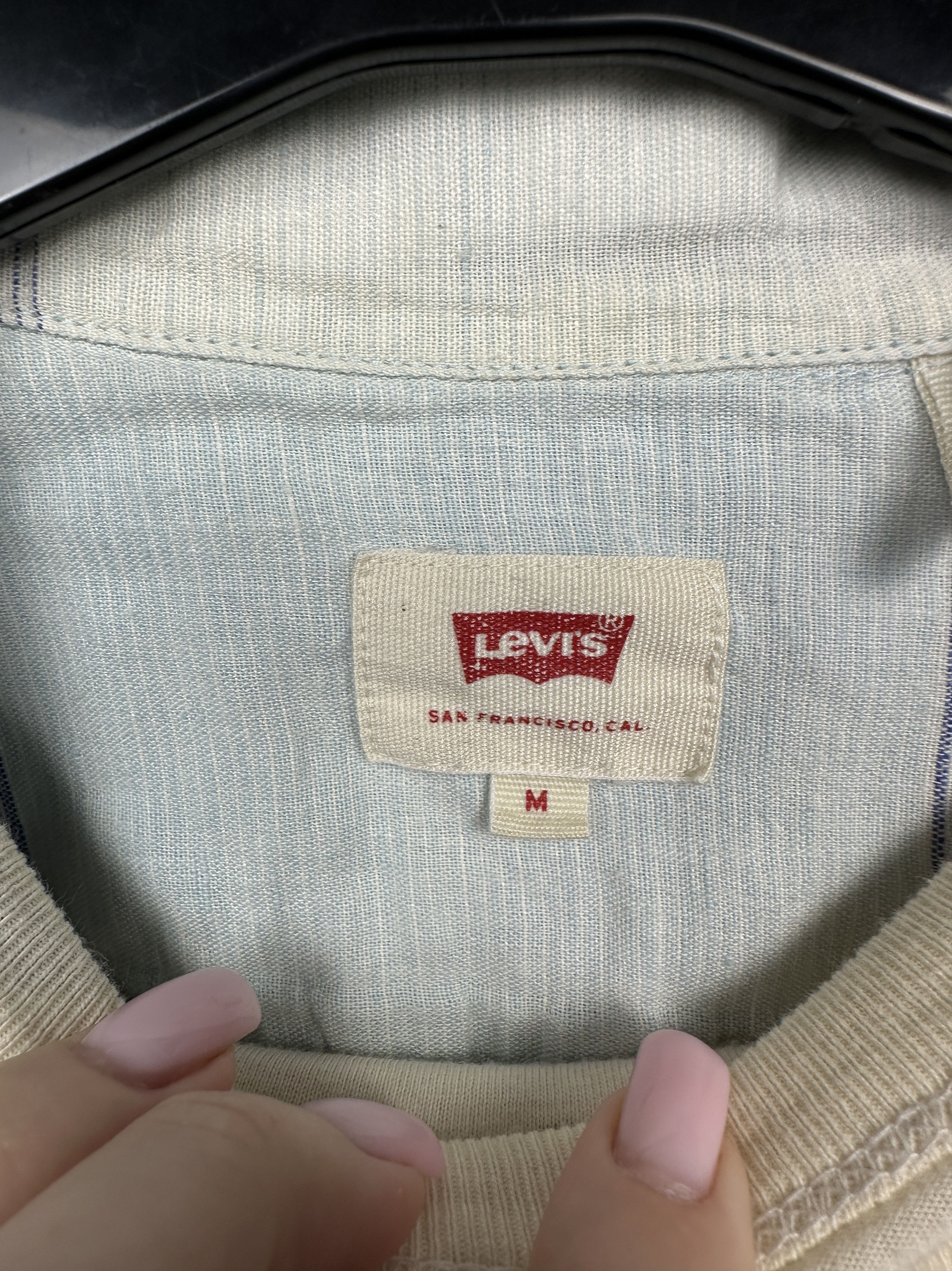 Levi's Levis Vintage Mens LINEN Hawaiian Shirt Aloha Size US M / EU 48-50 / 2 - 3 Thumbnail