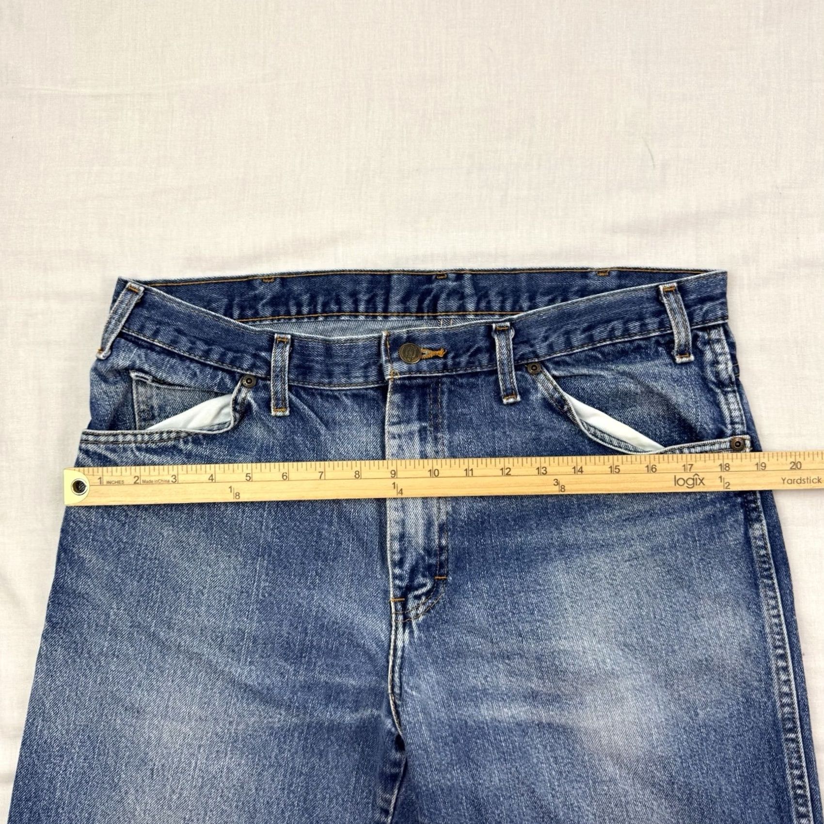 Dickies VINTAGE Dickies Jeans Men 34x30 Relaxed Fit Blue 90s Y2K Hipster Workwear Jeans Mens Size US 34 / EU 50 - 6 Thumbnail
