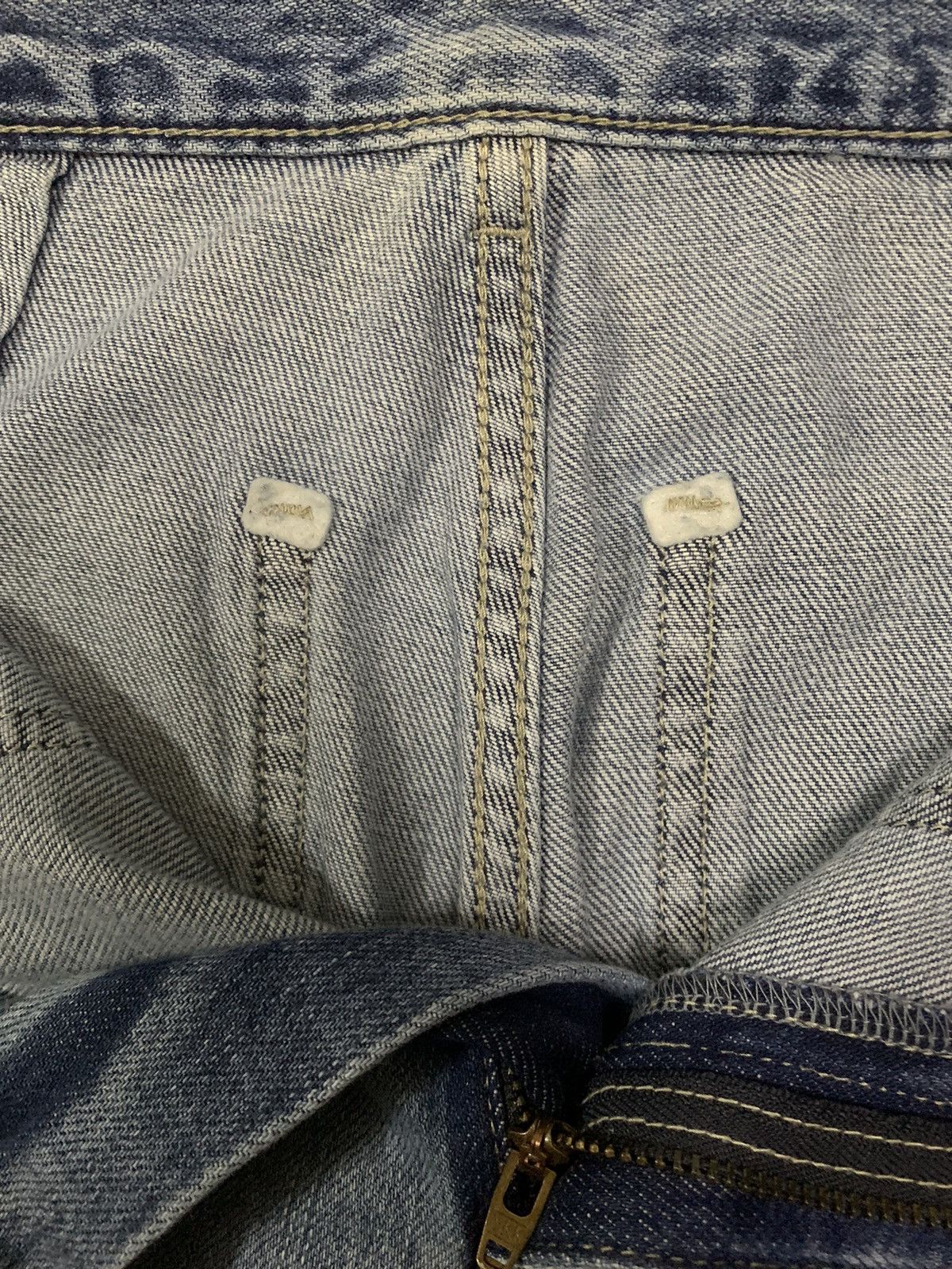 GU × Japanese Brand × Jun Takahashi Vintage Japanese Brand GU Baggy Fatigue Cargo Jeans Size US 30 / EU 46 - 19 Thumbnail