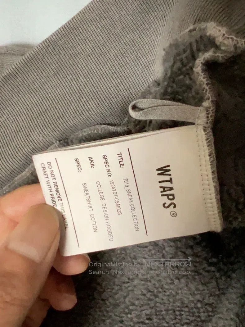 Wtaps Wtaps Washable Sweatshirt Size US M / EU 48-50 / 2 - 3 Thumbnail