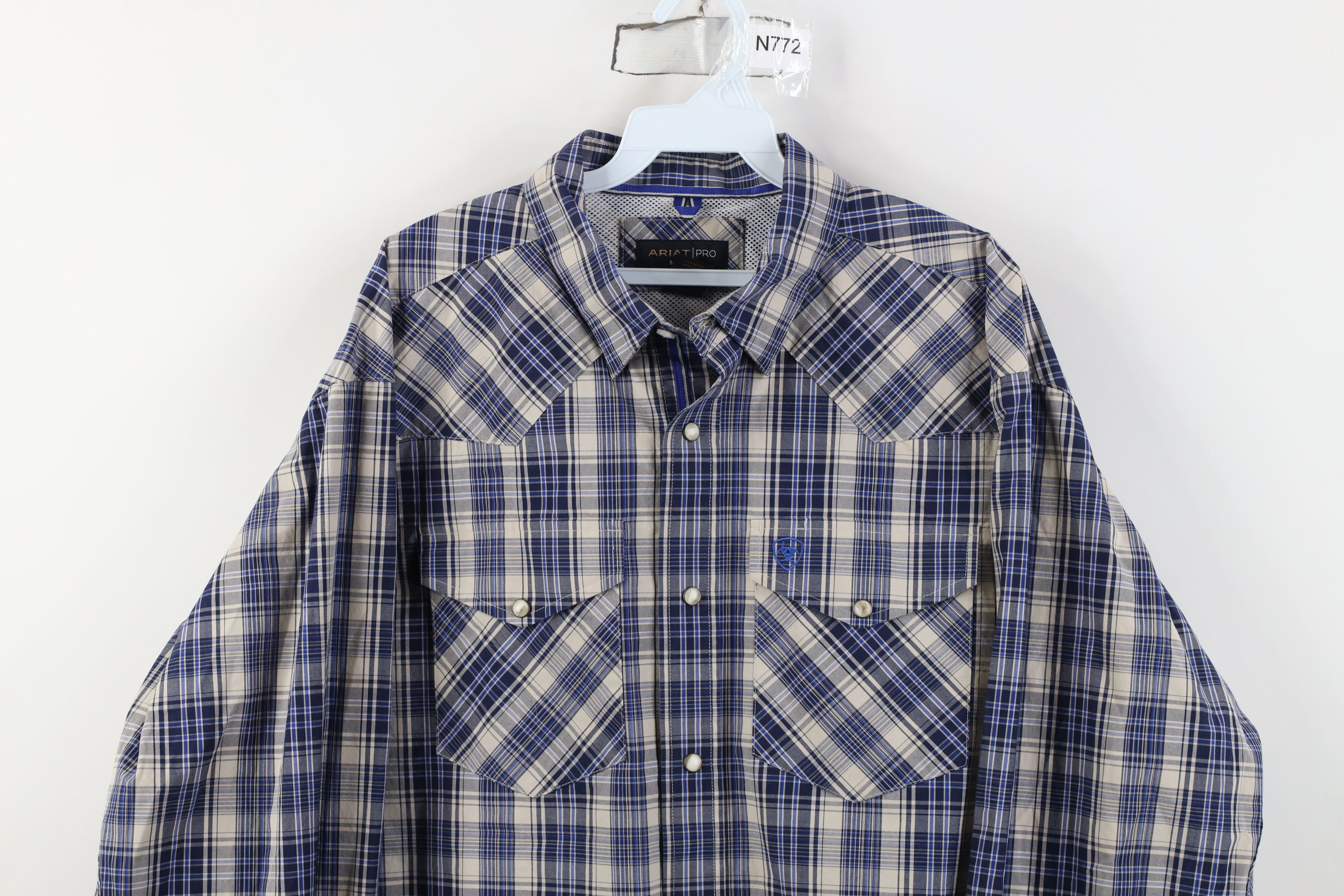 Ariat Ariat Pro Series Western Rodeo Pearl Snap Button Shirt Plaid Size US L / EU 52-54 / 3 - 2 Thumbnail