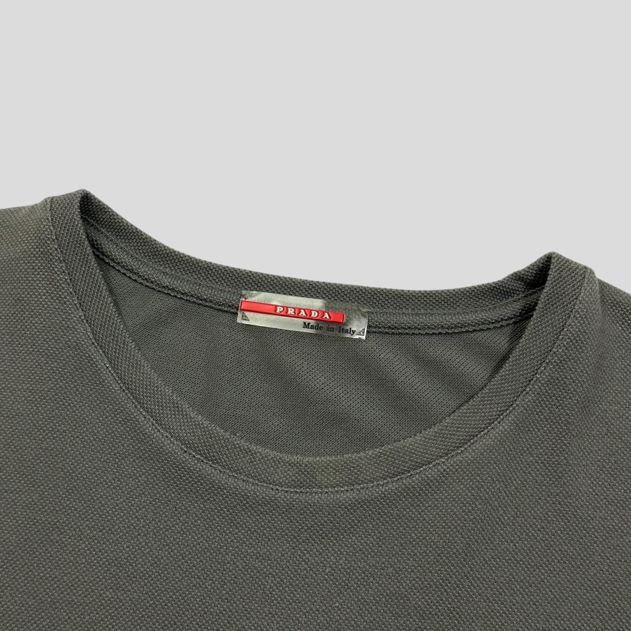 Prada Prada Sport 00’s Heavy Textured Cotton Stash T-shirt - L/XL Size US L / EU 52-54 / 3 - 5 Thumbnail