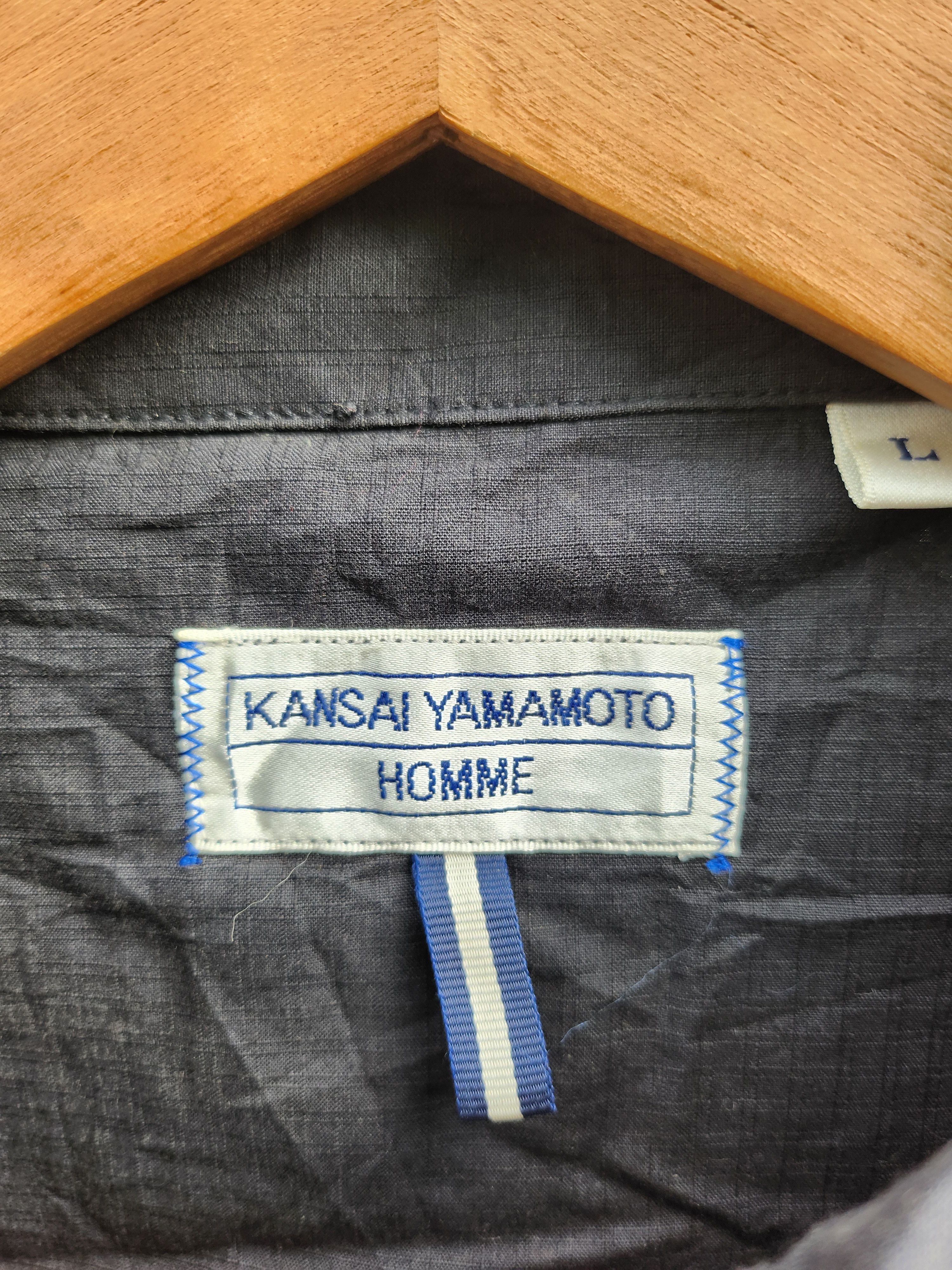 If Six Was Nine KANSAI Yamamoto Homme All Black Light Jacket Size US L / EU 52-54 / 3 - 5 Thumbnail