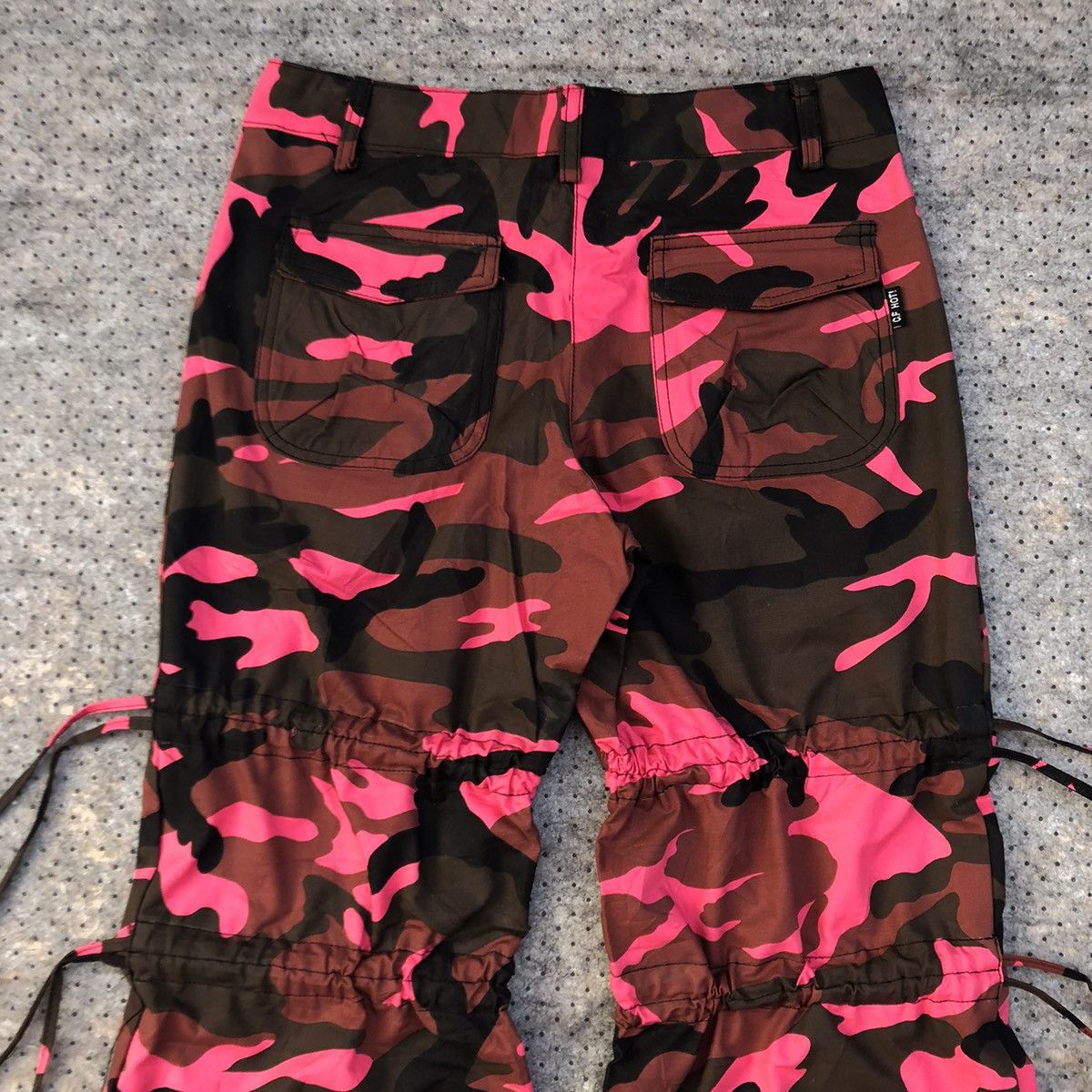 Other C.F HOT! Pink Camouflage Wide leg Pants Size 29" - 4 Thumbnail