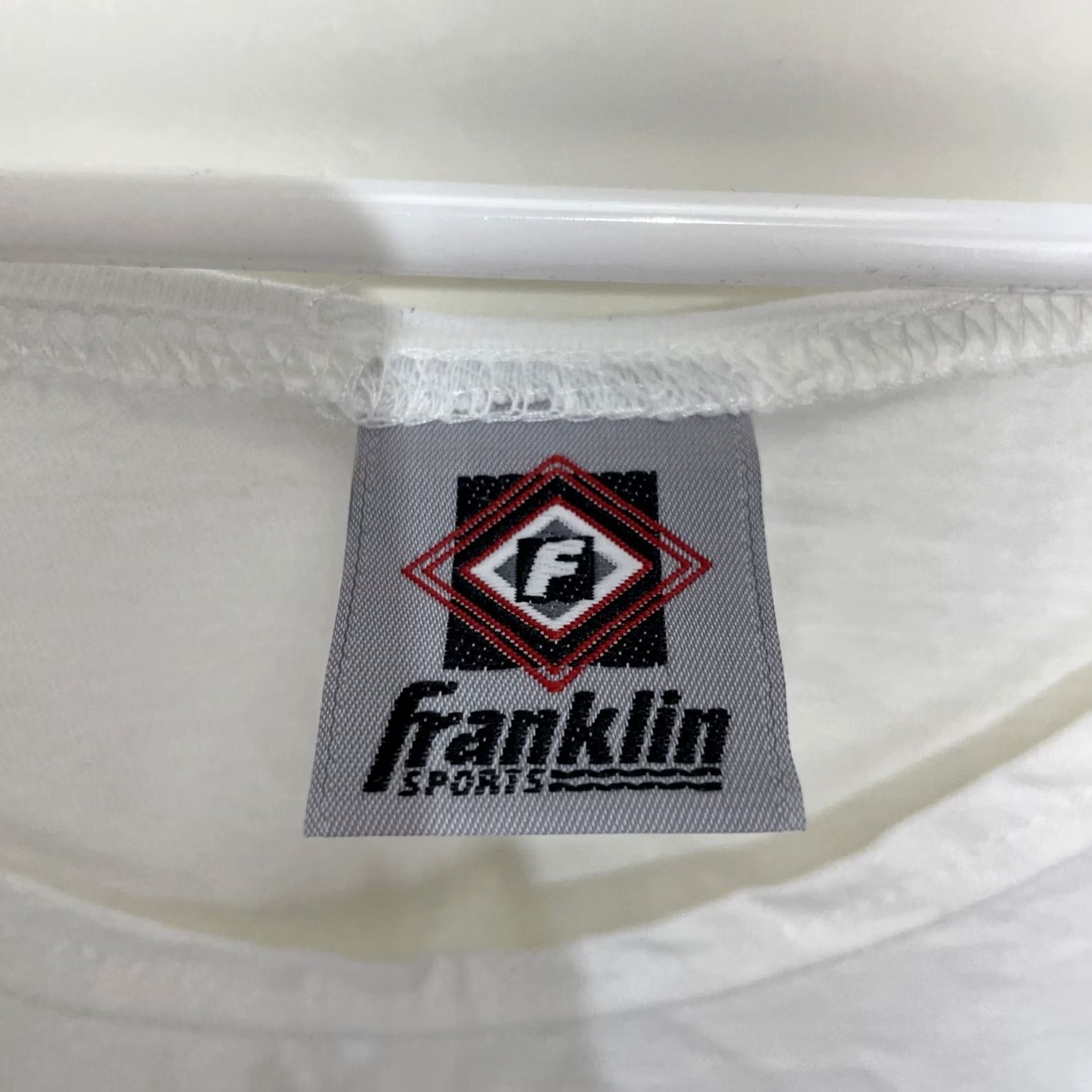 Vintage VINTAGE Franklin Sports Sleeveless Shirt Tank Top White M Medium Basketball 90s Mens Sleeveless Tank Shirt Size US M / EU 48-50 / 2 - 2 Thumbnail