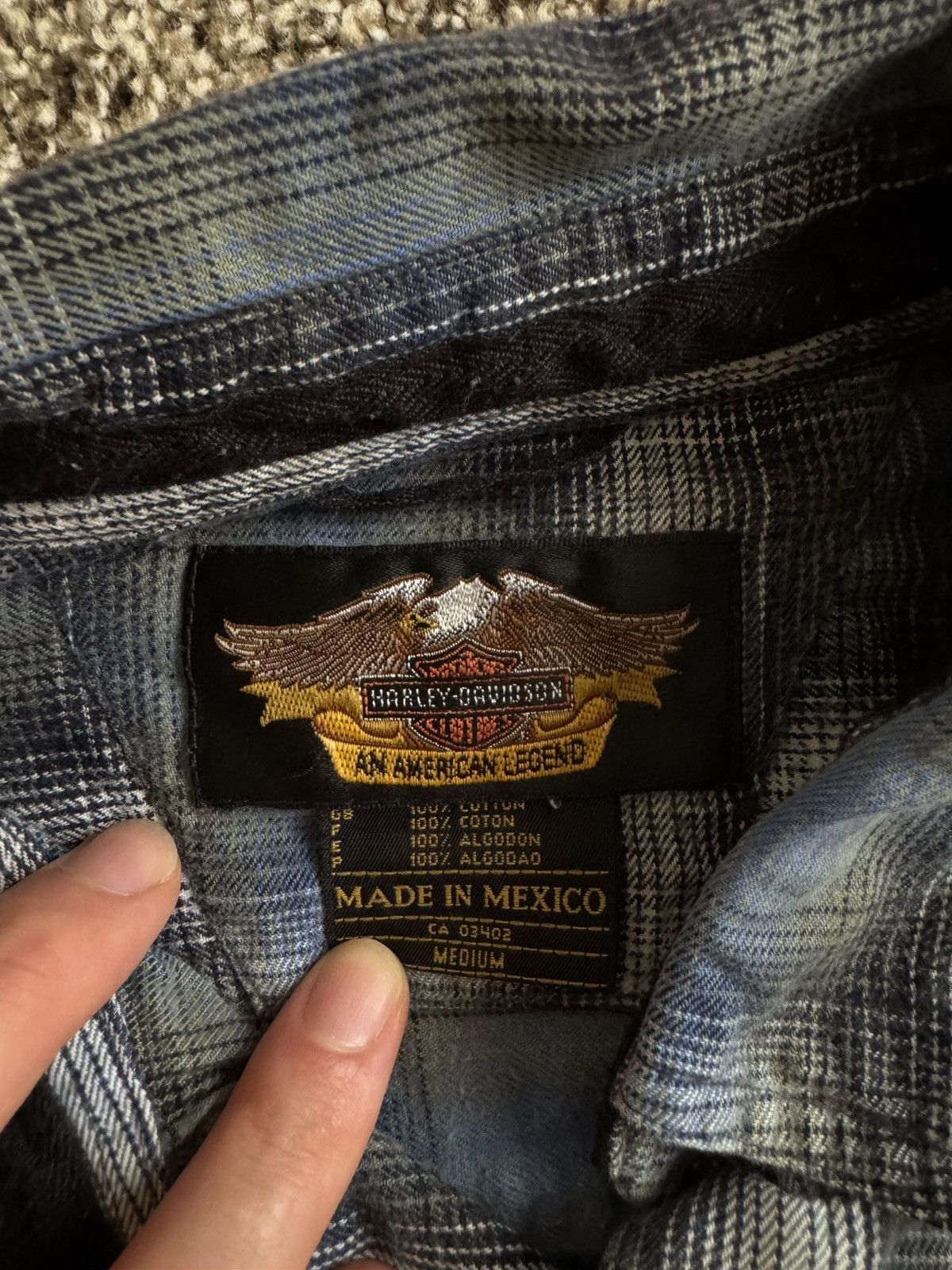 Harley Davidson Harley Davidson Button Up Size US M / EU 48-50 / 2 - 4 Thumbnail