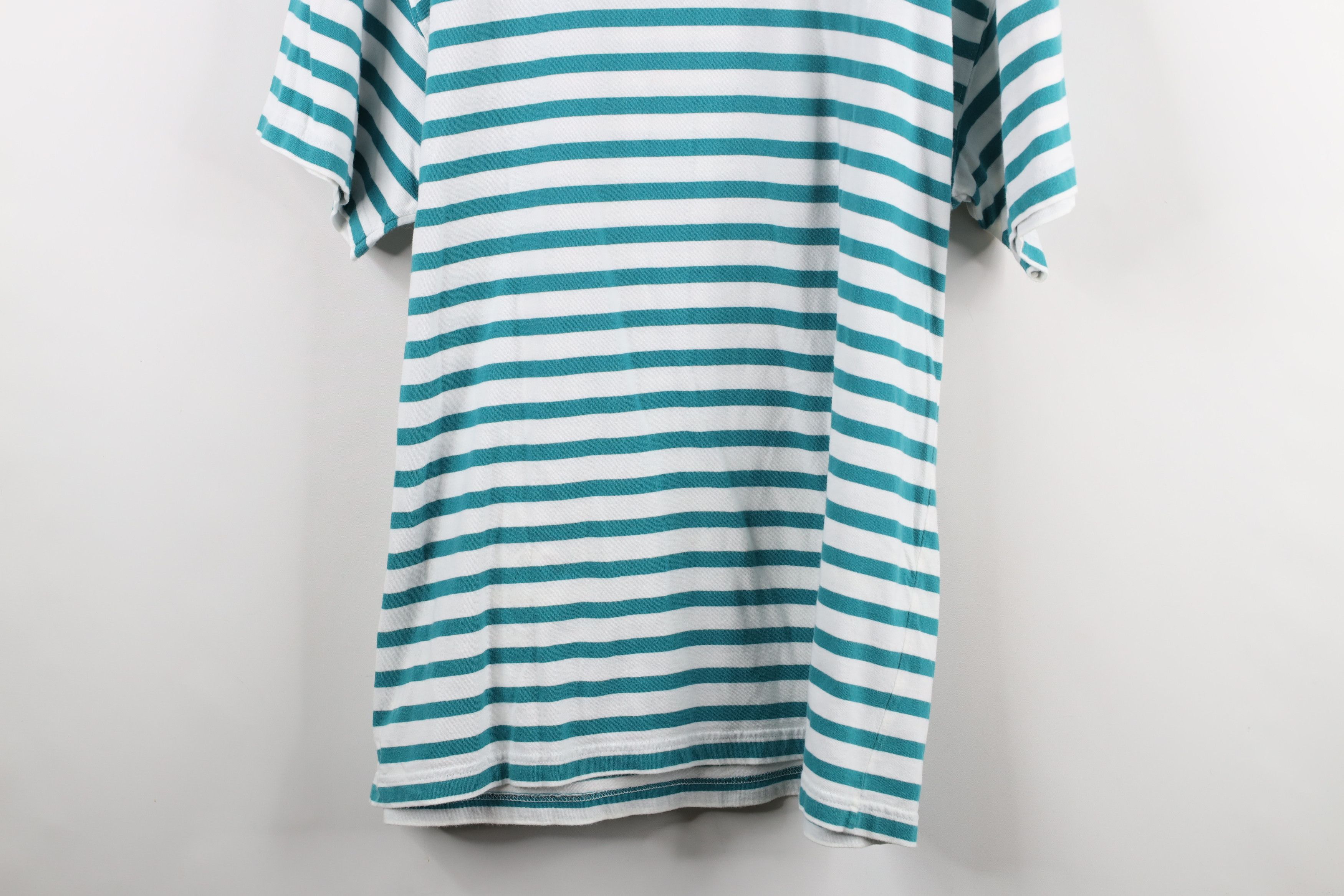 Vintage × Woolrich Woolen Mills Vintage 90s Woolrich Striped Block Short Sleeve T-Shirt Size US XL / EU 56 / 4 - 9 Thumbnail