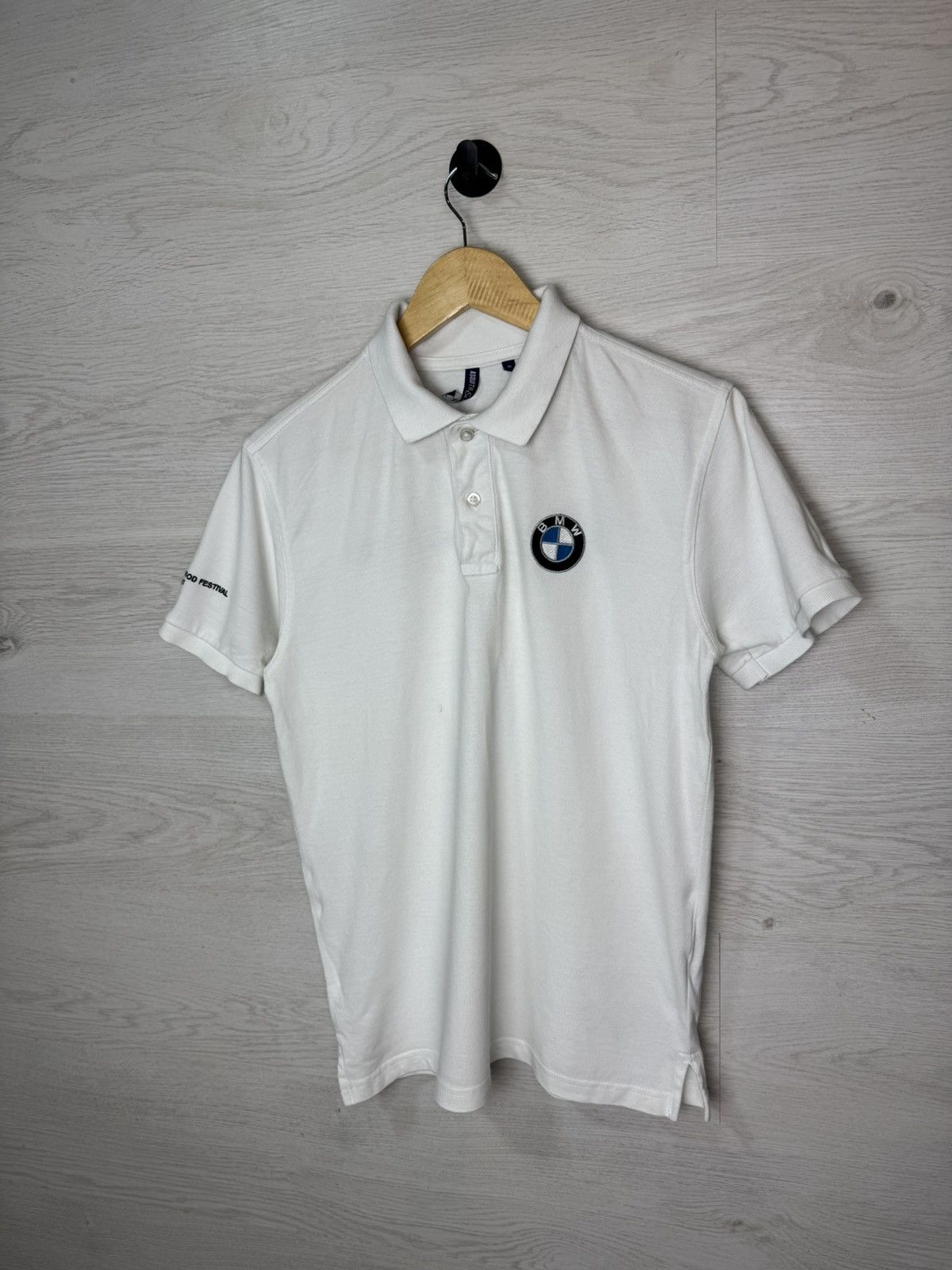 Vintage BMW Polo Racing White Mens Size US M / EU 48-50 / 2 - 1 Thumbnail
