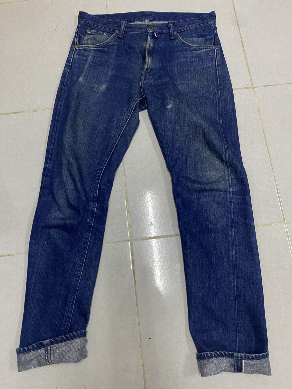 Warehouse Vintage saddle jeans half selvedge copper king by warehouse Size US 33 - 1 Thumbnail
