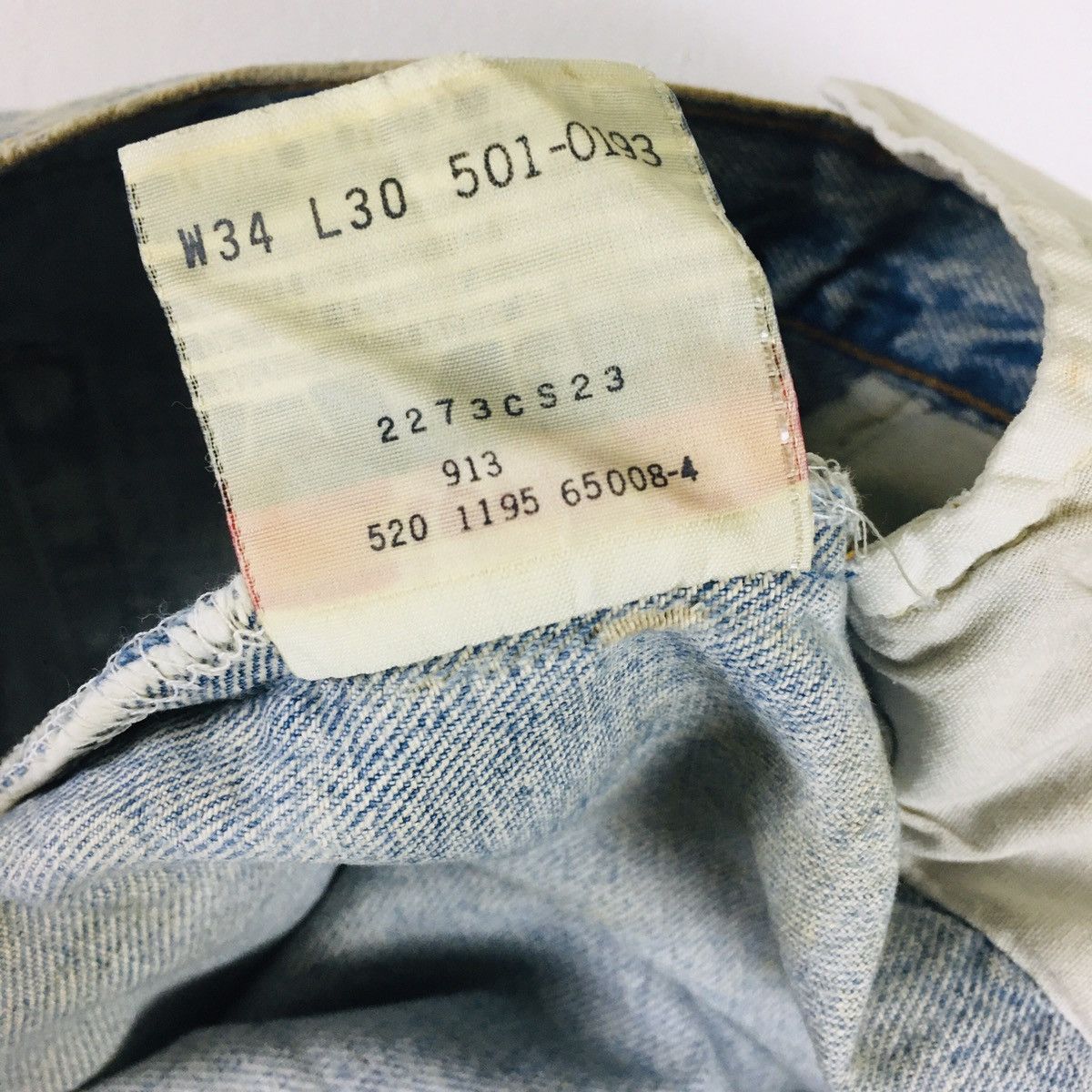 Levi's Vintage Clothing Vintage 90s Levis 501 Made in USA Size US 34 / EU 50 - 15 Thumbnail