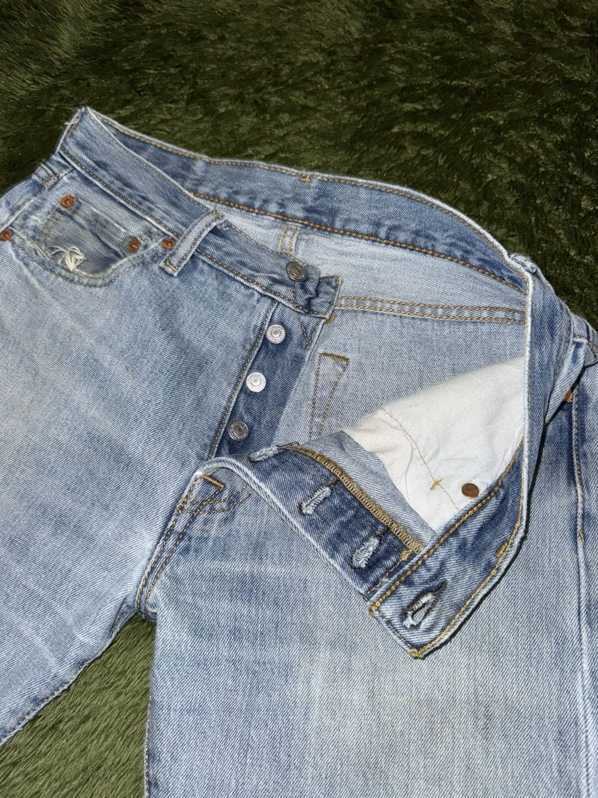 Levi's [W30/L32] Levi’s 501 Button Fly Vintage Washed Jeans Size US 30 / EU 46 - 3 Thumbnail