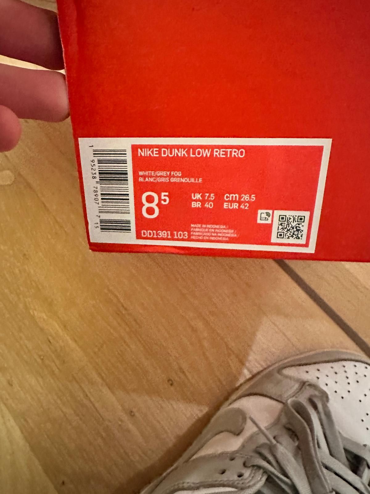 Nike Nike Dunk Low "Great Fog" Size US 8.5 / EU 41-42 - 2 Thumbnail