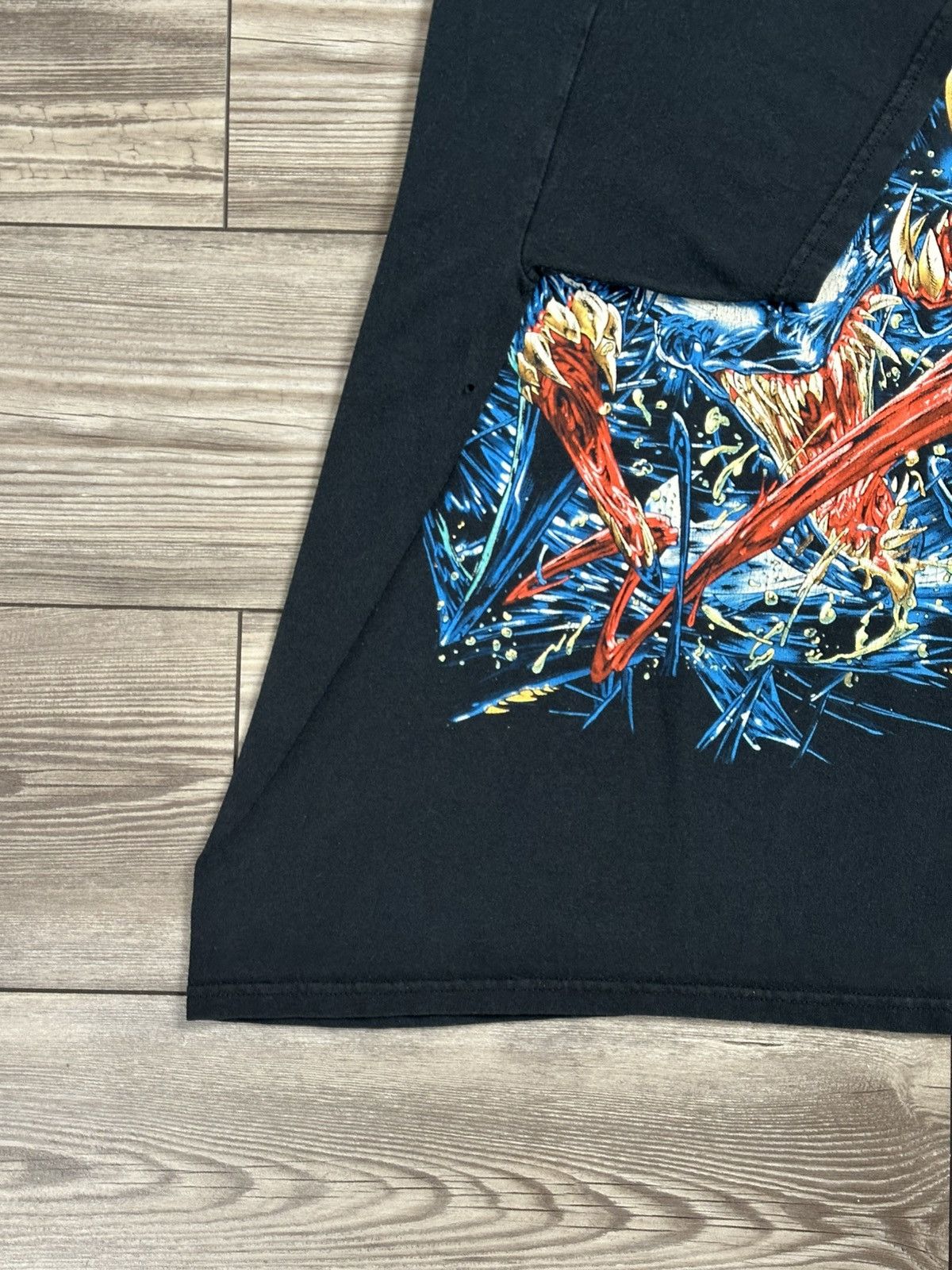 Marvel Comics × Vintage Crazy Y2K Marvel Mad Engine Venom T Shirt Size US XL / EU 56 / 4 - 4 Thumbnail