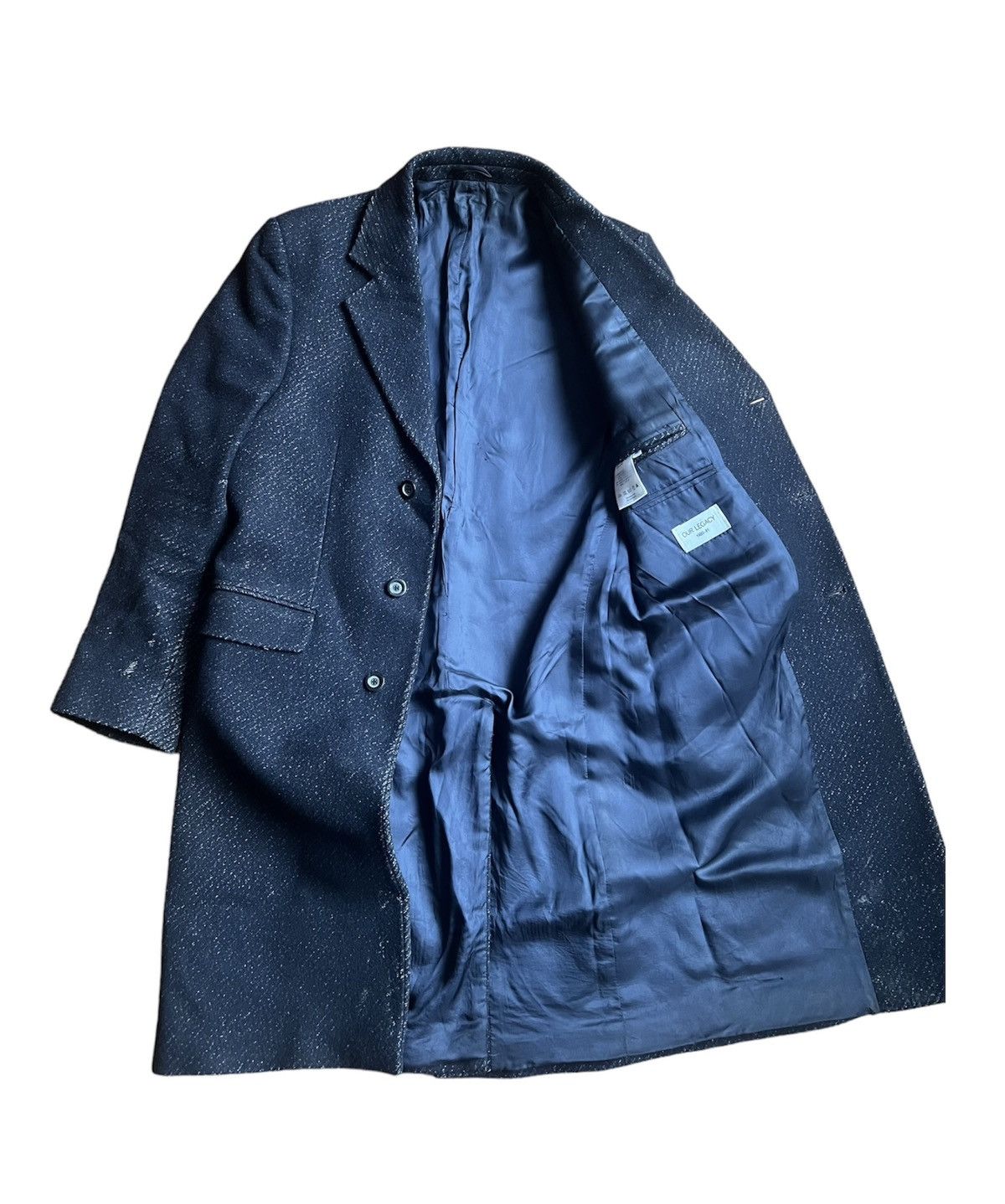 Our Legacy Our Legacy Rain Speckle Wool Coat Overcoat Size US M / EU 48-50 / 2 - 2 Thumbnail