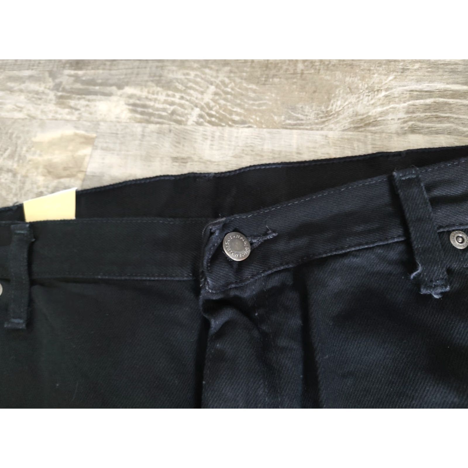 Wrangler VINTAGE Wrangler Men's Jeans 42x30 Black Cotton Straight Fit Western Wear Americana Style Size US 42 / EU 58 - 7 Thumbnail