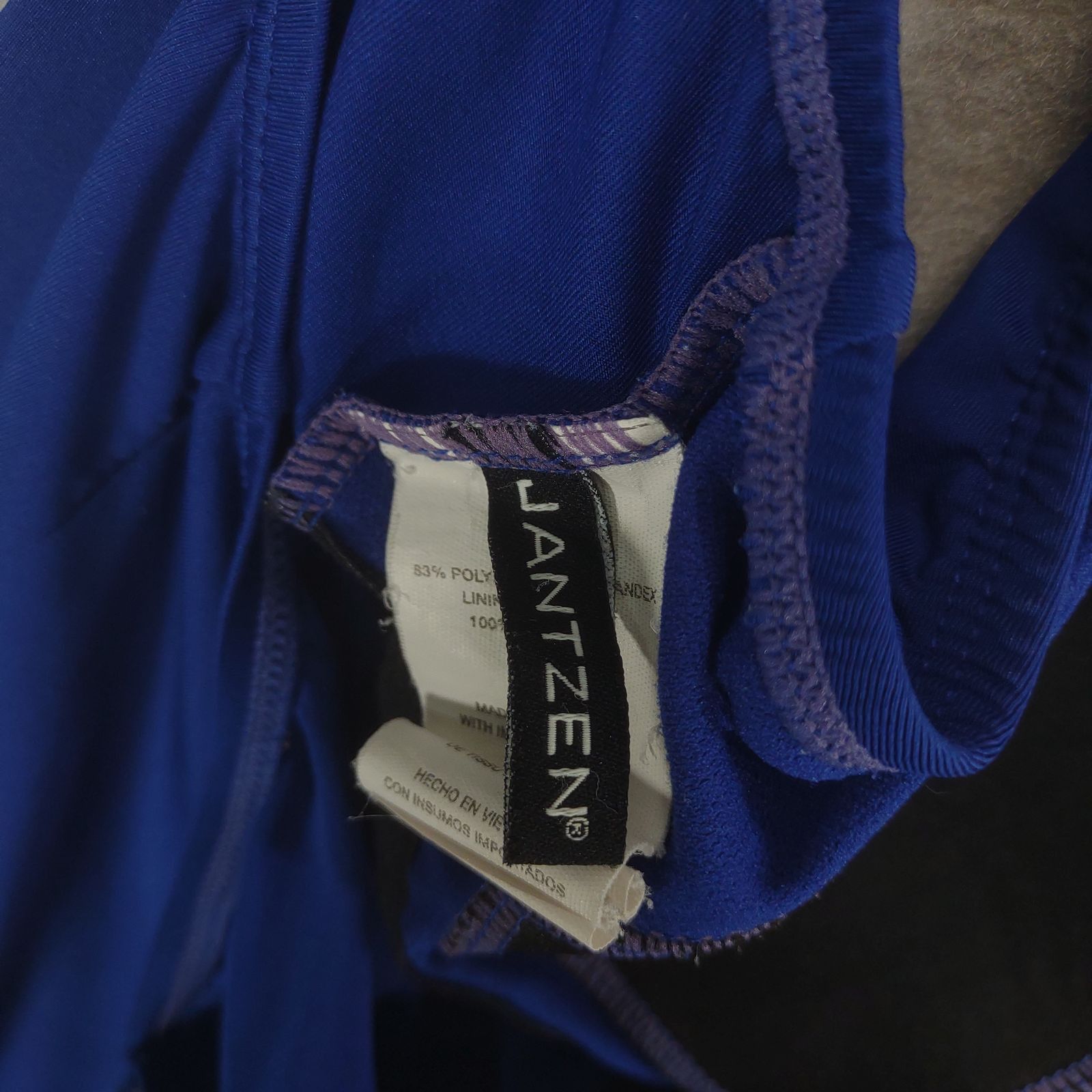 Jantzen Jantzen Women's 6 One-Piece Cobalt Front Ruffles Swimsuit Size S / US 4 / IT 40 - 6 Thumbnail