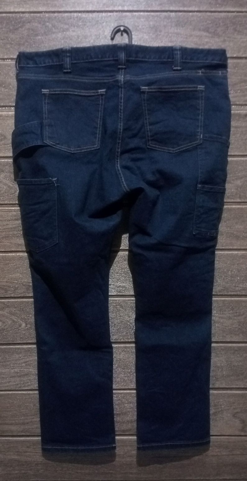 Japanese Brand Vtg Dovetail Workwear Stretch Thermal Double Knee Denim Size US 40 / EU 56 - 9 Thumbnail