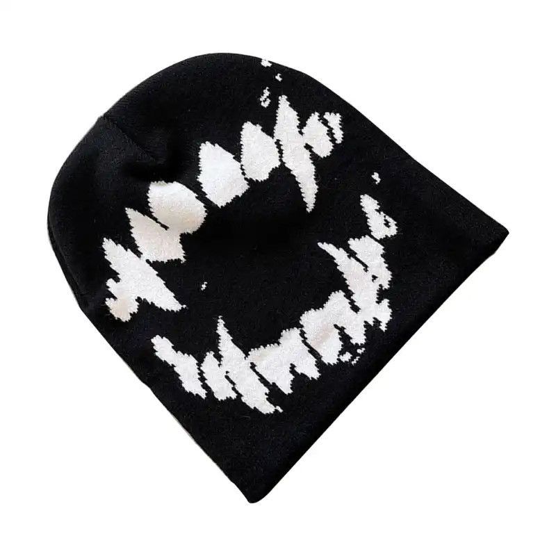 Japanese Brand × Vintage Knitted Jacquard Gothic Pattern Hat Size ONE SIZE - 1 Thumbnail