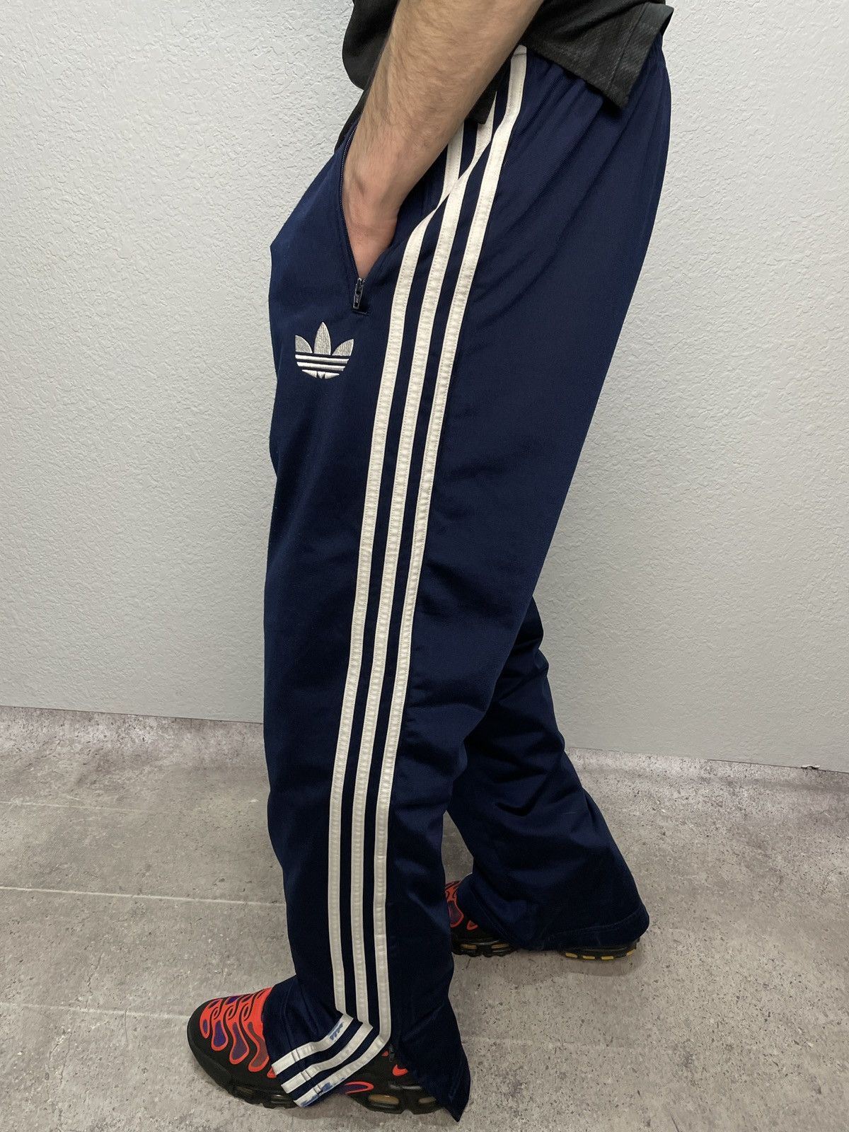 Adidas × Y-3 Vintage Y2K Adidas Y-3 Style Baggy Striped Pants Size: L Size US 34 / EU 50 - 7 Thumbnail