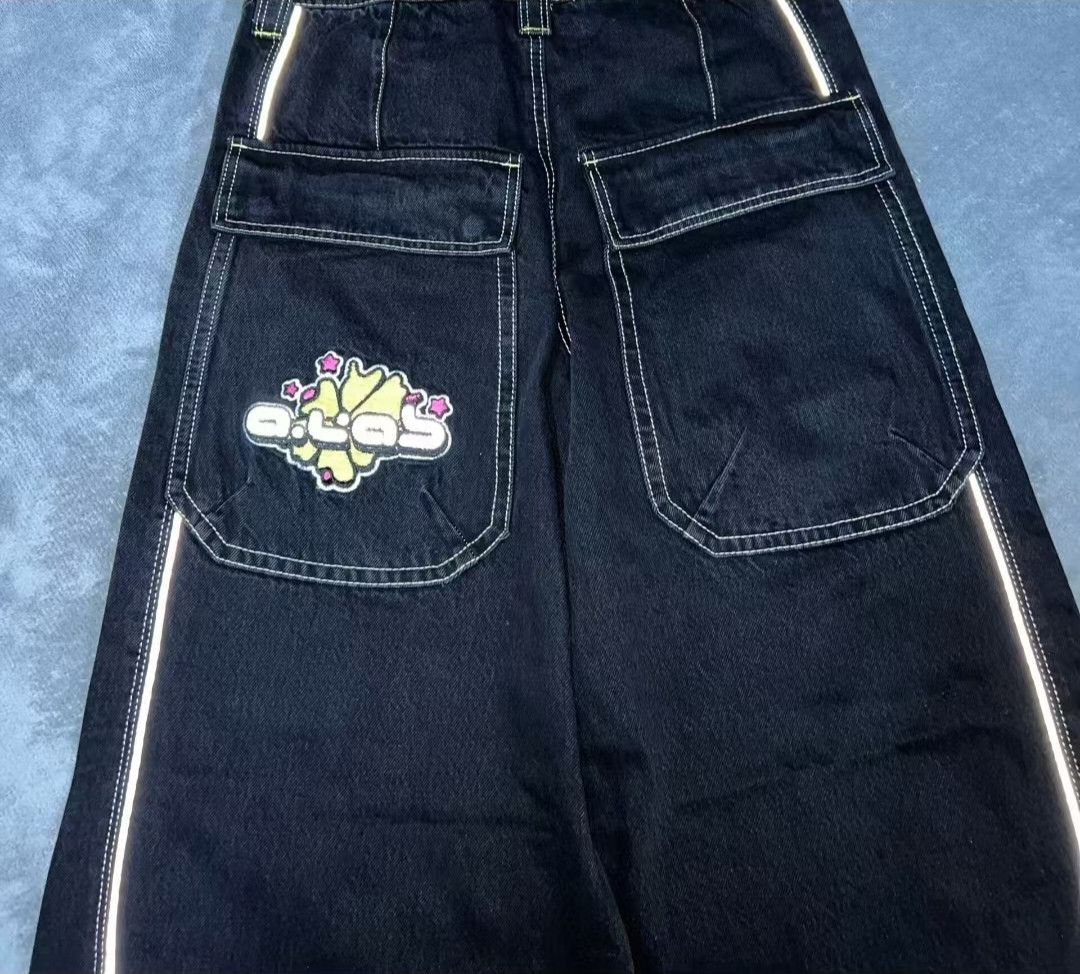 A.LAB a.lab jnco style 3M baggy JEANS Size US 32 / EU 48 - 4 Thumbnail