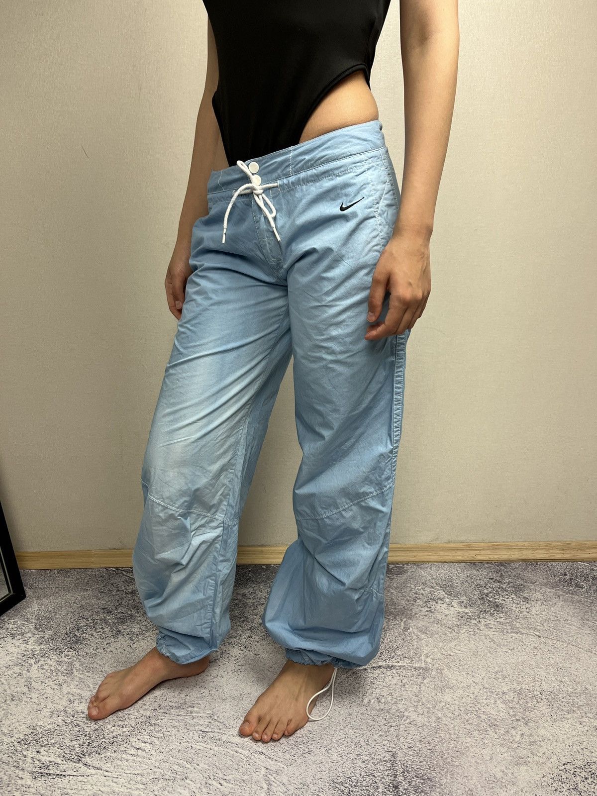 Vintage 00’s Nike Track Pants Women’s Sky Blue Rare Y2k