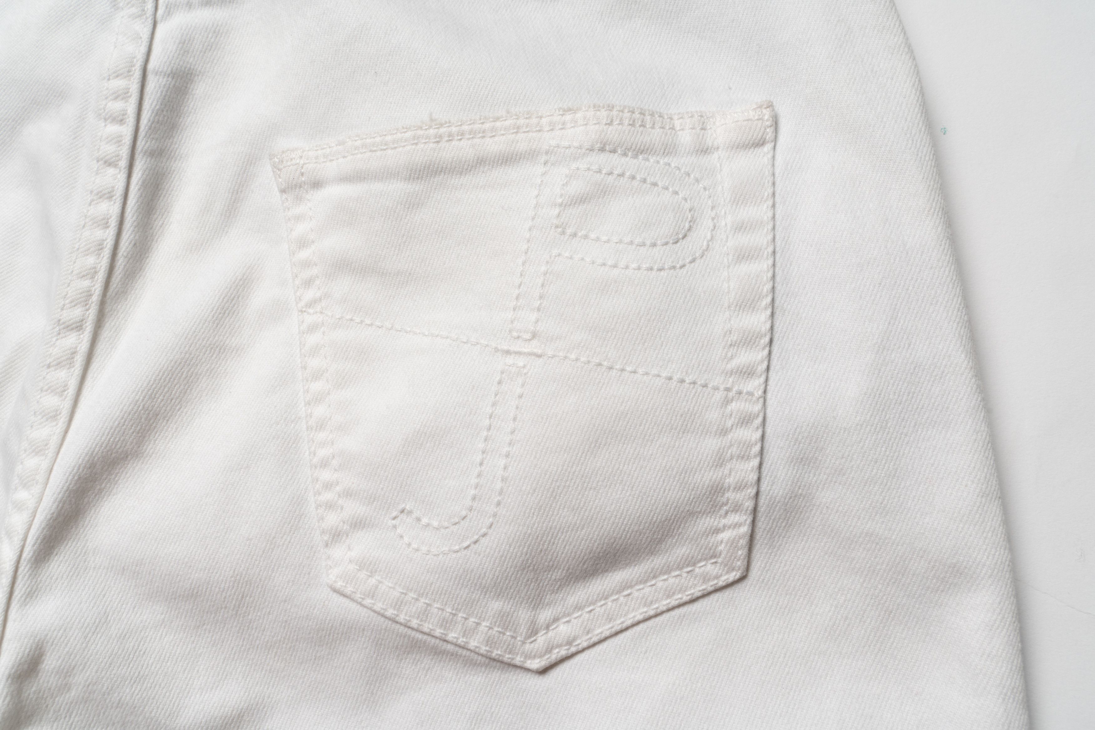 Pinko 🔴 PINKO JEANS Distressed Denim Jeans White Black Tie Dye Size 28" / US 6 / IT 42 - 14 Thumbnail