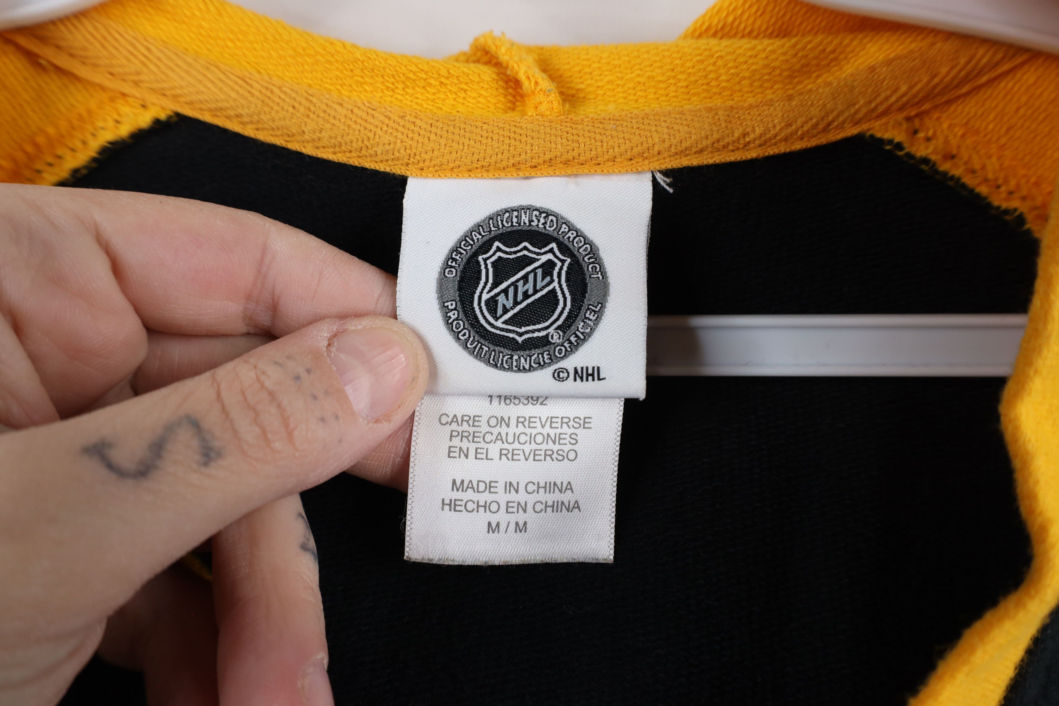 Vintage Vintage NHL Spell Pittsburgh Penguins Hockey Jersey Hoodie Size M / US 6-8 / IT 42-44 - 7 Thumbnail