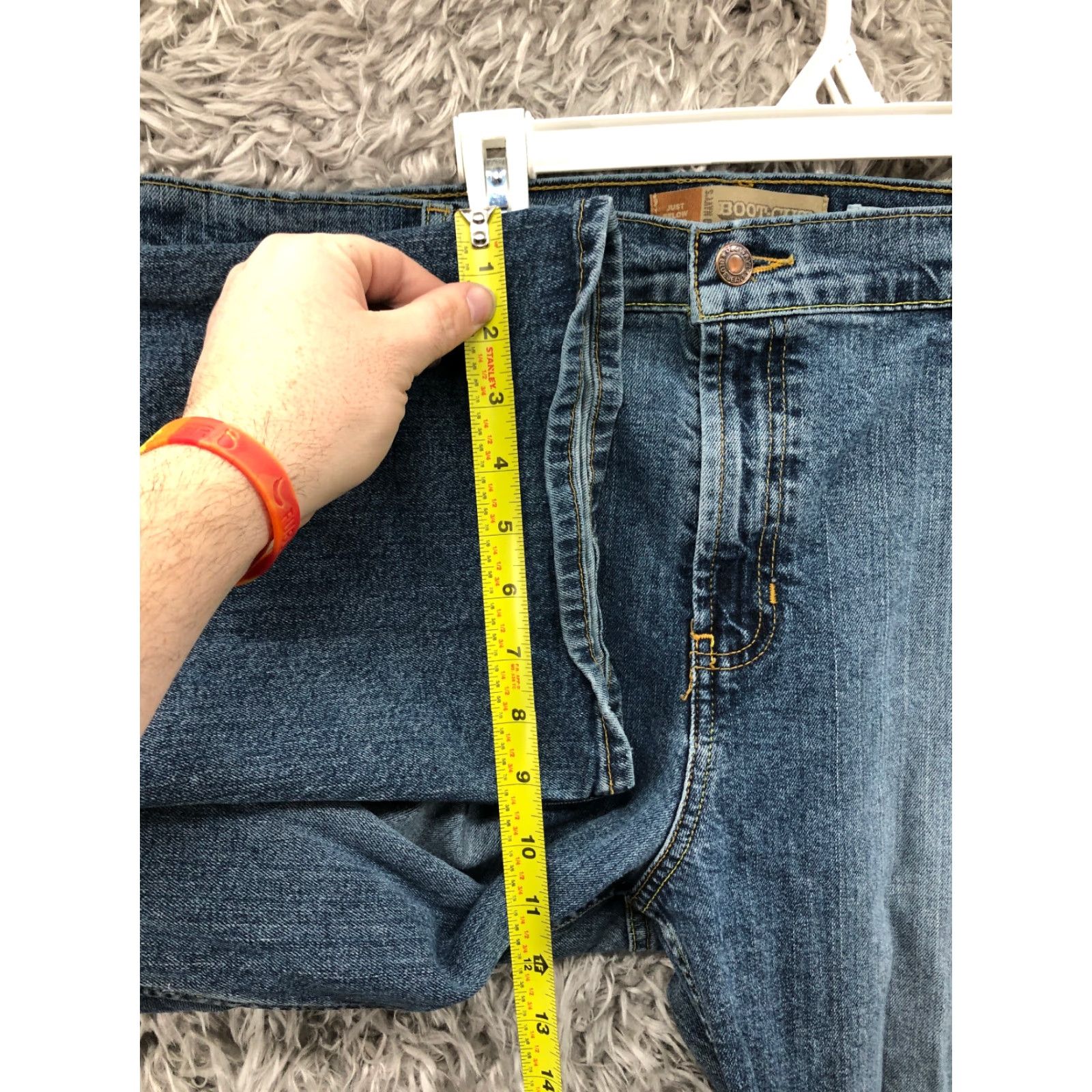 Old Navy Old Navy Jeans Plus Size 18 Womens Rise Dark Wash Blue Denim Bootcut Size 40" / US 18 - 4 Thumbnail