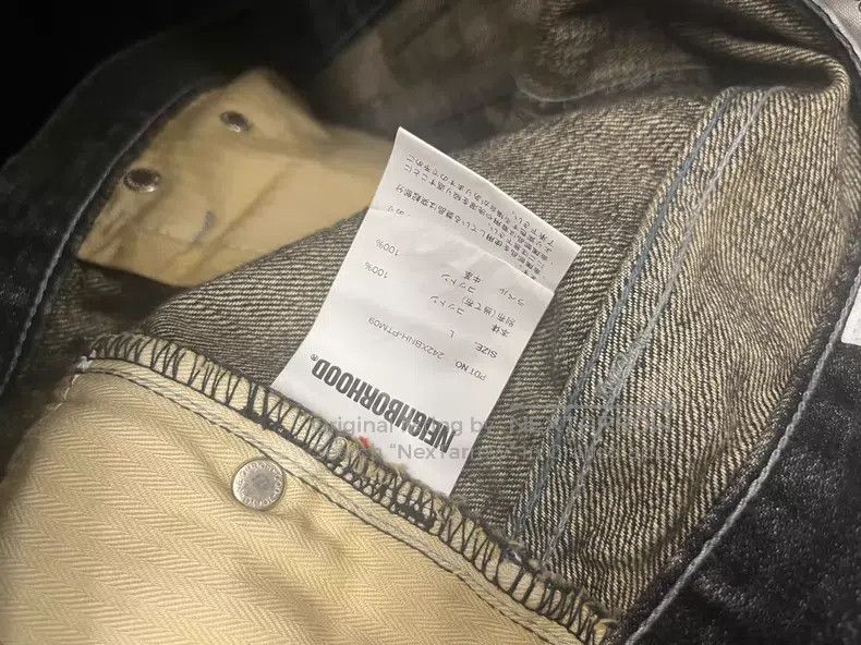 Neighborhood Neighborhood size L Cut and Washed Bull King Denim Pants Size US 27 - 6 Thumbnail