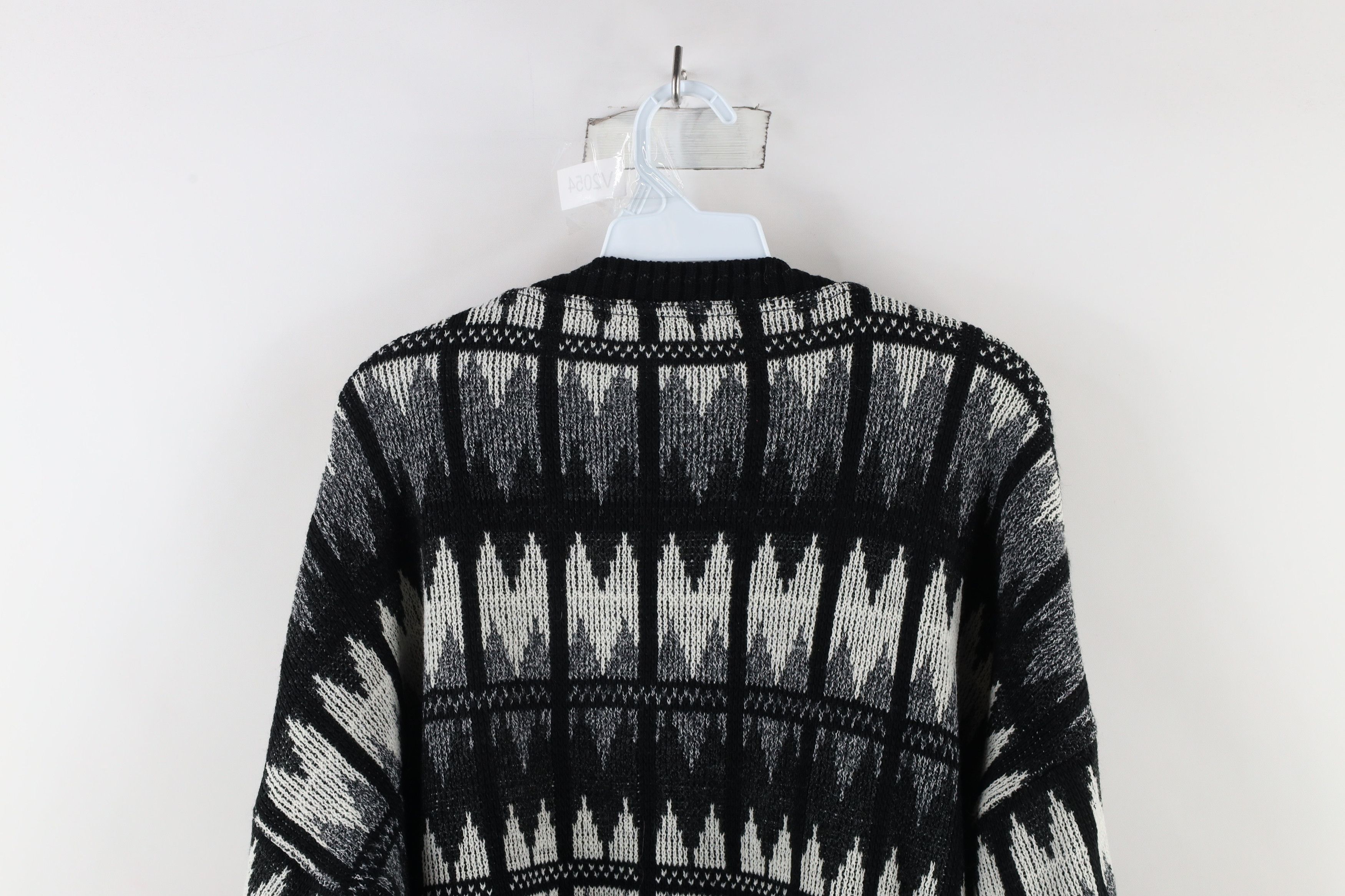 Vintage Vintage 90s Coogi Style Geometric Knit Cosby Sweater Size US L / EU 52-54 / 3 - 7 Thumbnail