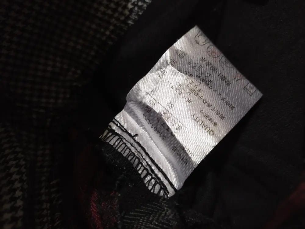 Japanese Brand Japanese Rag Out Checkered Double Waist Pants Size US 31 - 9 Thumbnail