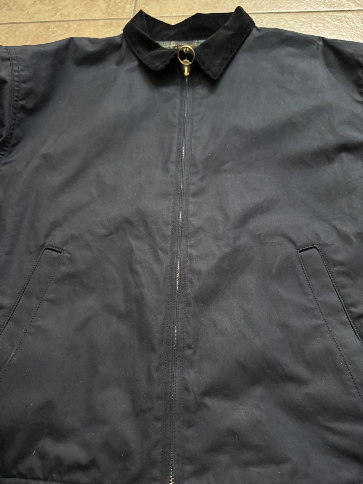 Kapital Kountry Kapital Navy Waxed Chore Jacket Size US XL / EU 56 / 4 - 10 Thumbnail
