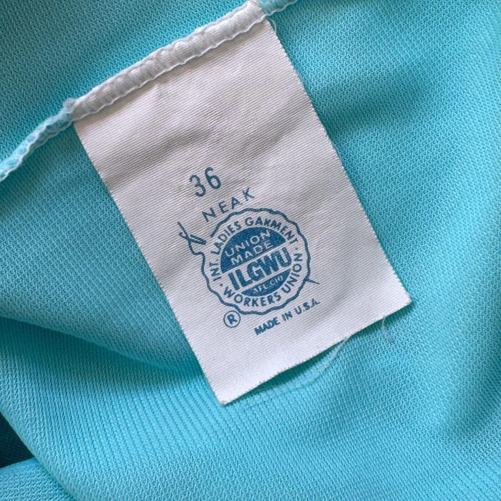 JCPenney Vintage Jc Penney Union Made Blue Pajama Set ILGWU Size S / US 4 / IT 40 - 5 Thumbnail