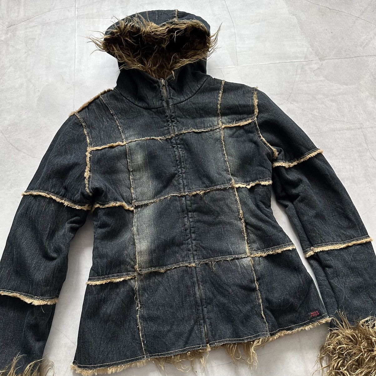 Hysteric Glamour Punk Patchwork Faux Fur Jacket Gothic LGB Tripp NYC Vibe Size M / US 6-8 / IT 42-44 - 11 Thumbnail
