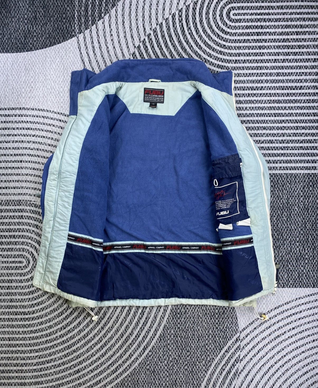 Fubu Vintage FUBU Rare Sport Two Tone Blue Zipper Jacket Size US XXL / EU 58 / 5 - 5 Thumbnail