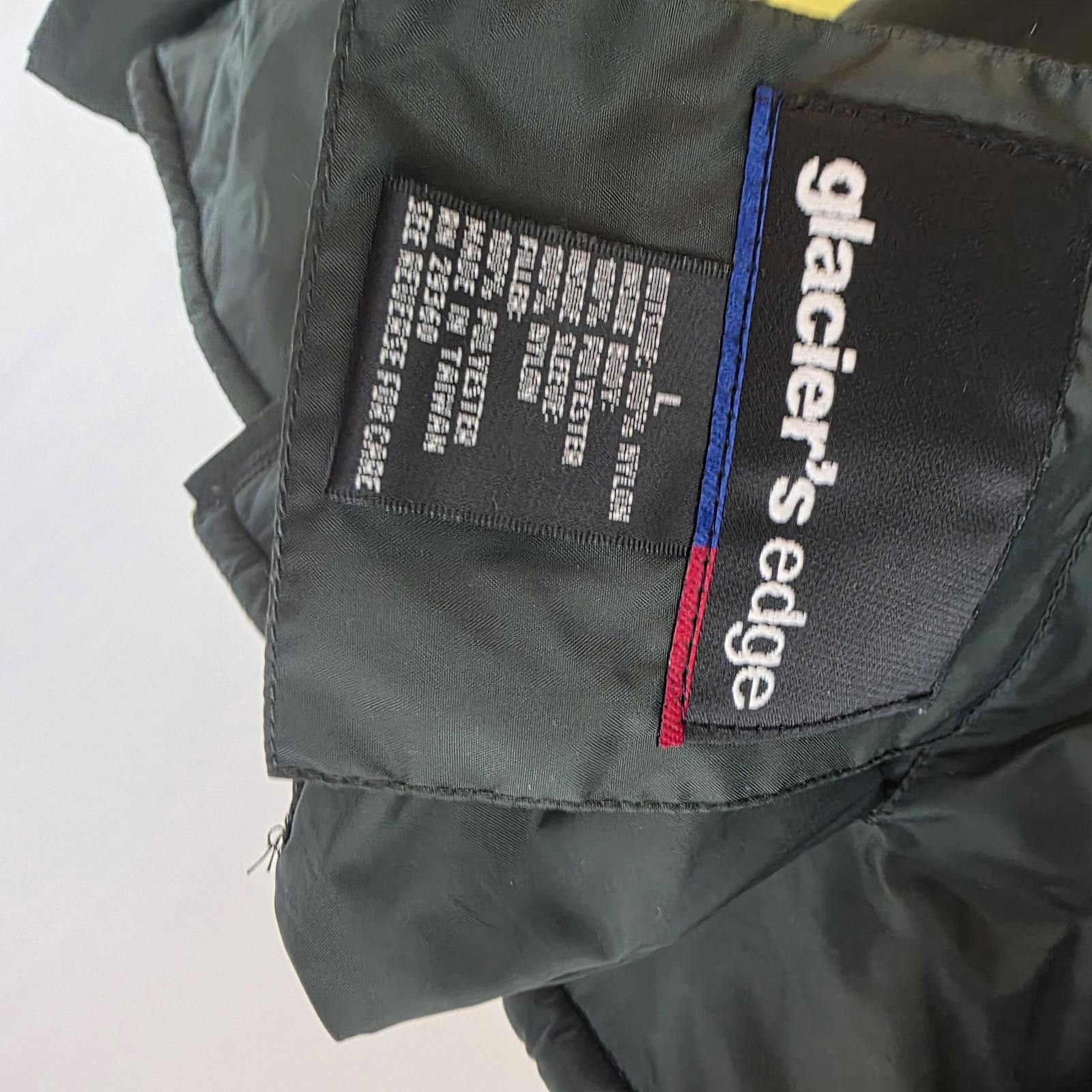 Unknown London Retro Reversible 90s Green Neon Yellow Lime Puffer Jacket Size L / US 10 / IT 46 - 5 Thumbnail