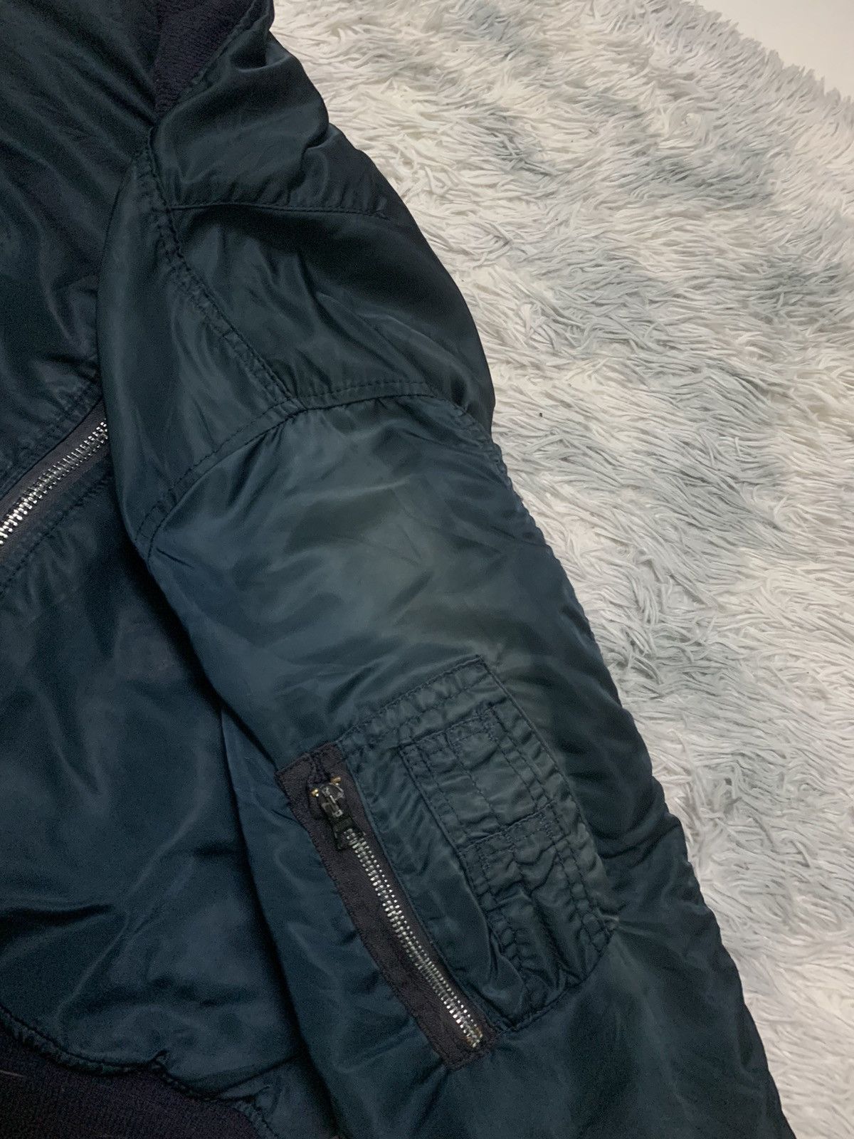 Alpha Industries × Vintage 90s ALPHA INDUSTRIES SUNFADED REVERSIBLE JACKET Size US L / EU 52-54 / 3 - 7 Thumbnail
