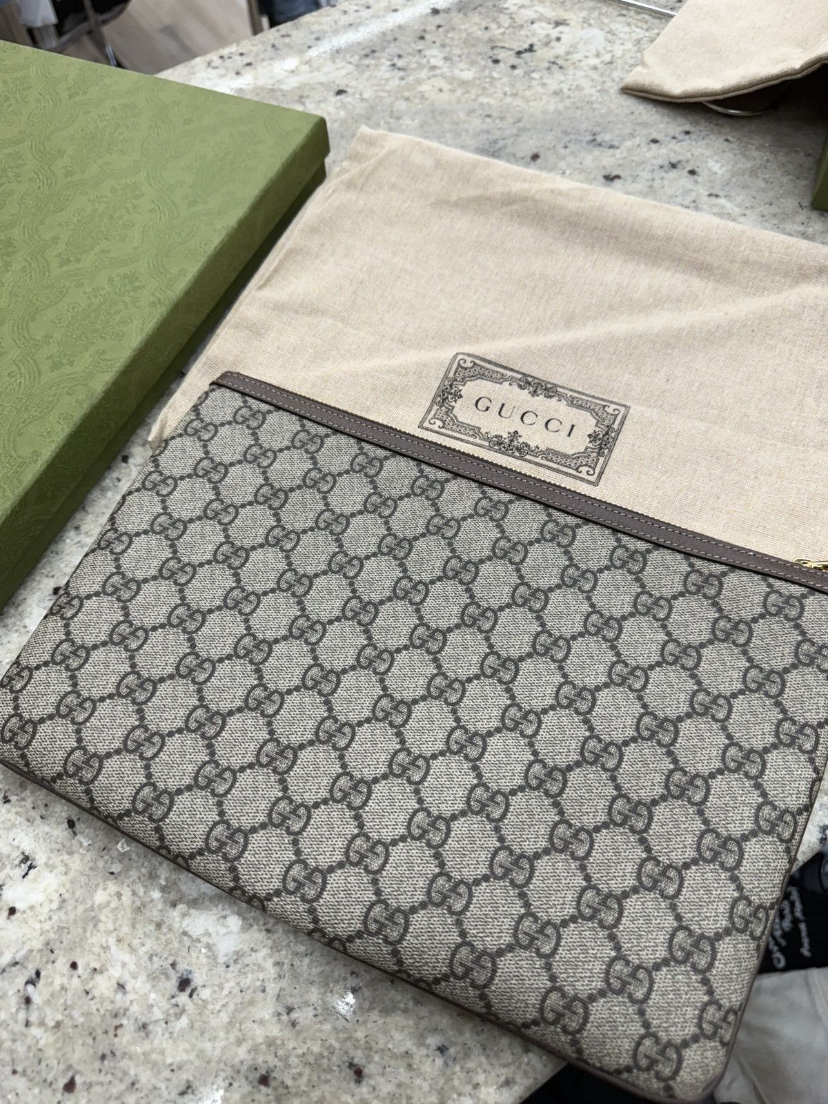 Gucci Gucci Ophidia Clutch Bag Size ONE SIZE - 8 Thumbnail