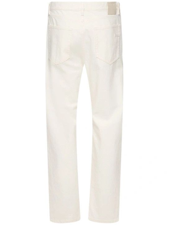 Z Zegna o1lsvrm0525 Marble Pure Cotton Pants in White Size US 34 / EU 50 - 2 Thumbnail