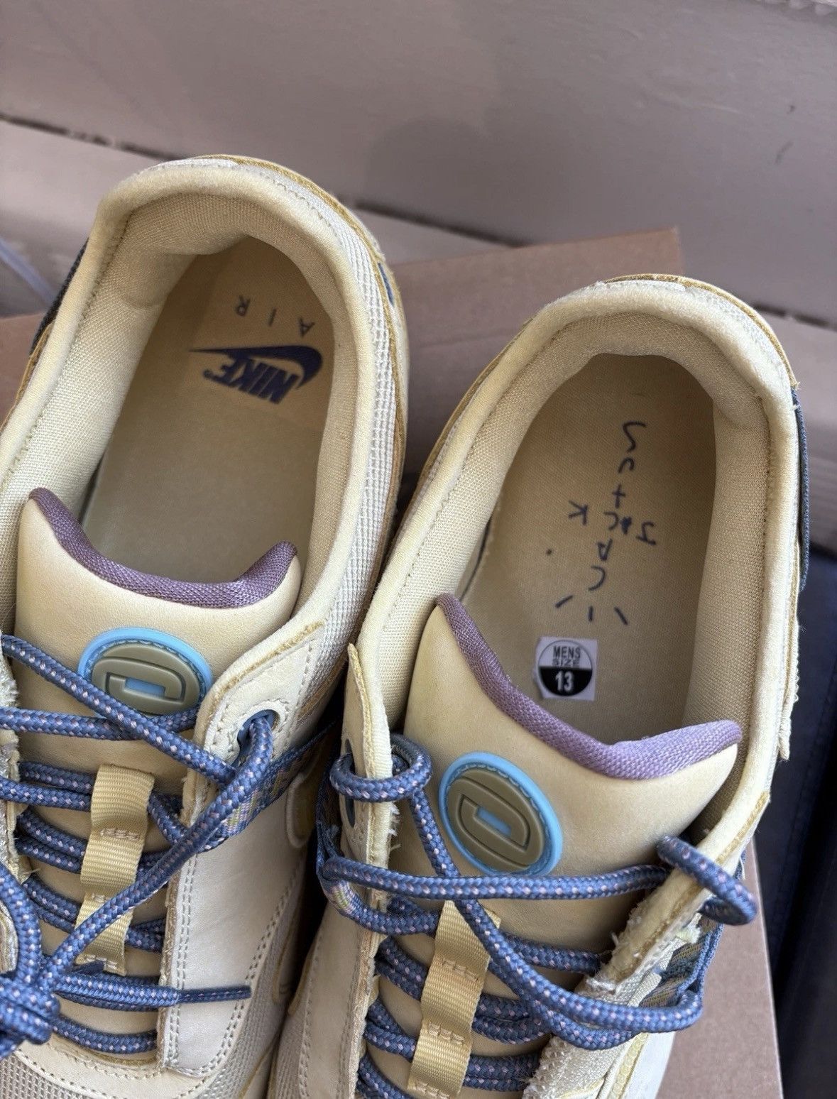 Travis Scott Travis Scott Air Max 1 Saturn Gold Size 13 Size US 13 / EU 46 - 5 Thumbnail