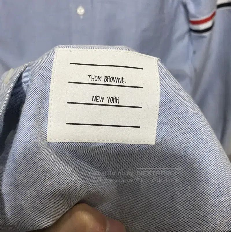 Thom Browne Thom Browne Light Blue Cotton Women's Shirt . Size M / US 6-8 / IT 42-44 - 4 Thumbnail