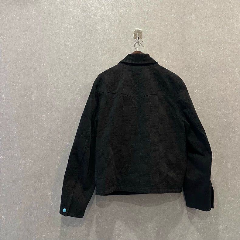 Louis Vuitton Louis Vuitton FW24 Plaid Printed Lapel Zip Long Sleeve Jac Size US M / EU 48-50 / 2 - 2 Thumbnail