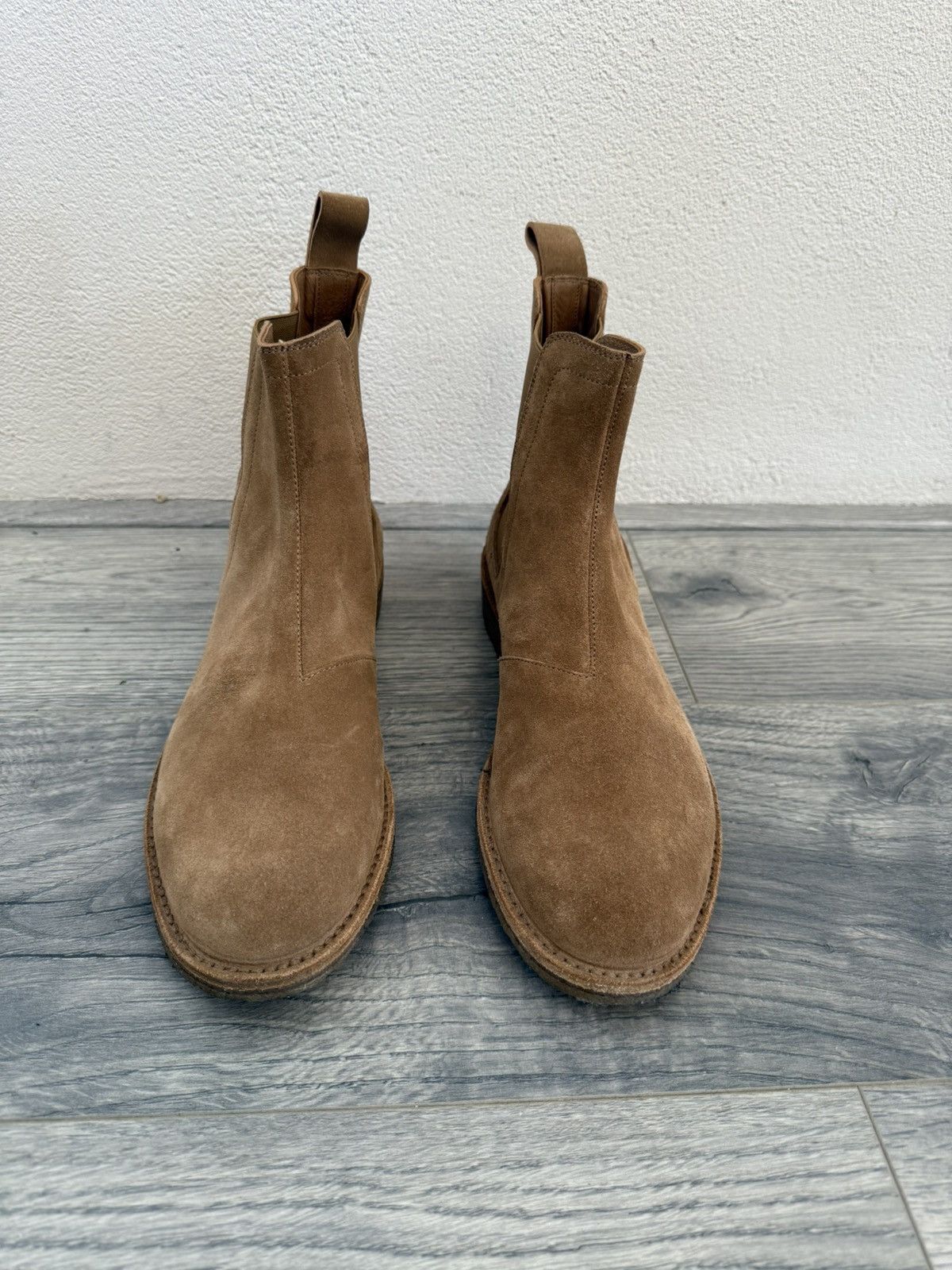 Bottega Veneta Tan Suede Chelsea Boots Size US 8 / EU 41 - 3 Thumbnail