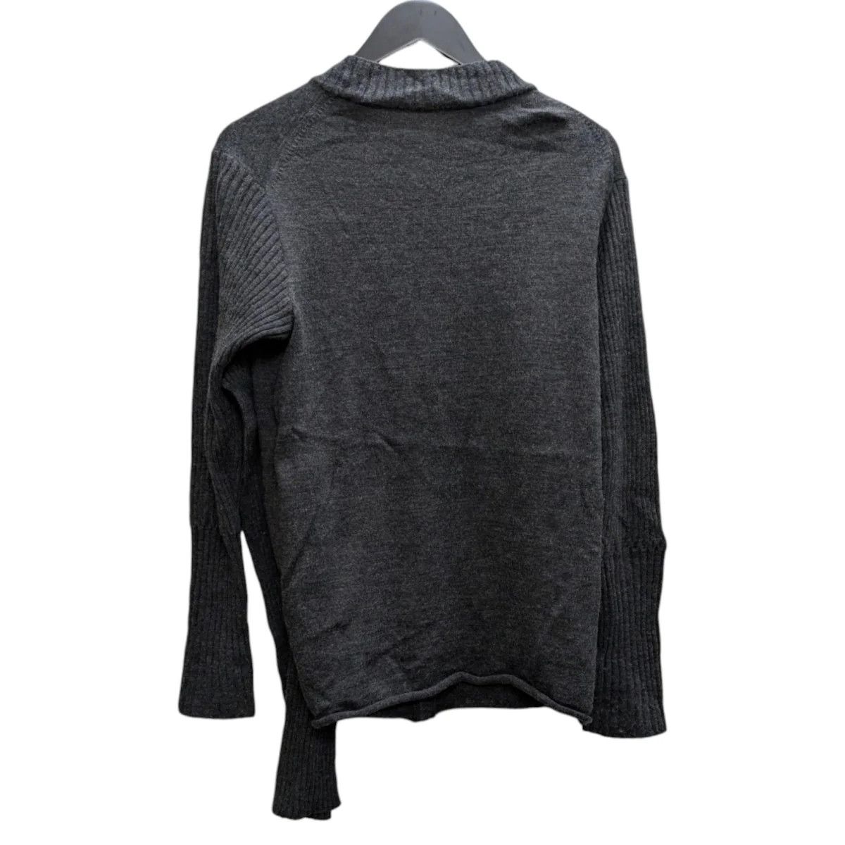 Yohji Yamamoto YOHJI YAMAMOTO/grey/wool knit cardigan Size US M / EU 48-50 / 2 - 3 Thumbnail