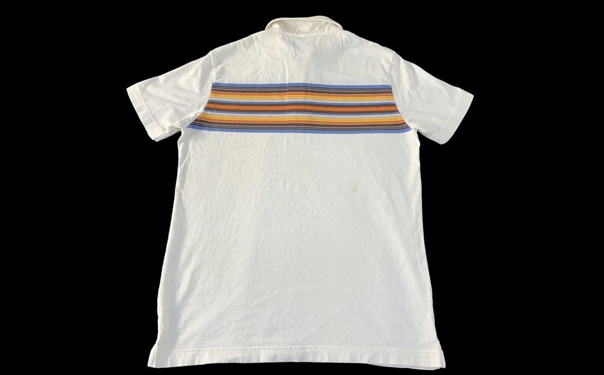 Japanese Brand The Wave Is Forever Striped Chest Design Polo Tee T-shirt Size US M / EU 48-50 / 2 - 2 Thumbnail