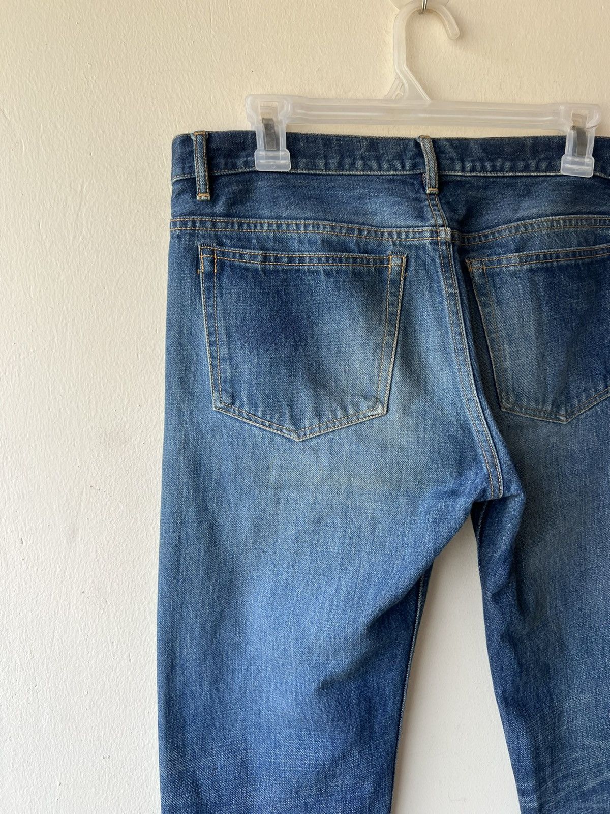 A.P.C. Vintage A.P.C. Aging Mud Faded Denim Selvedge Jeans Size US 29 - 19 Thumbnail